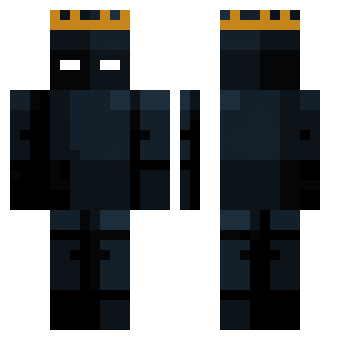 mistiq_ Minecraft skin, front and back view