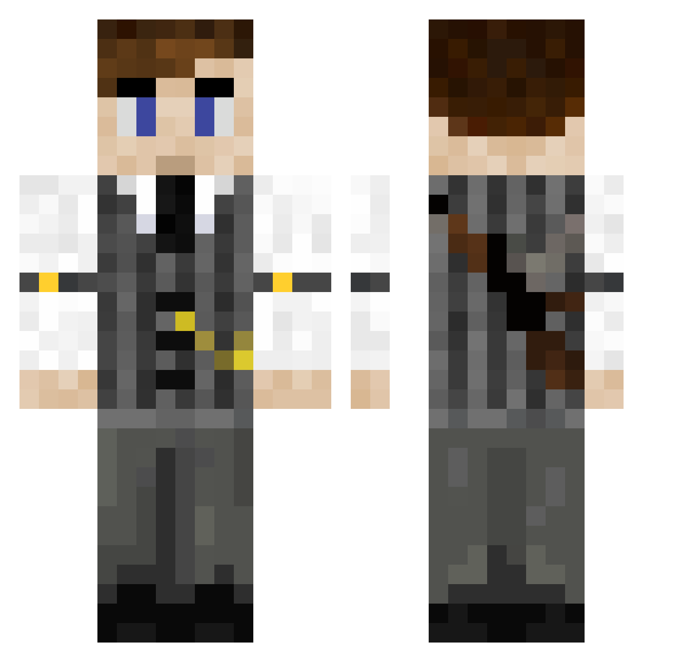 Santiago__2511 Minecraft skin, front and back view