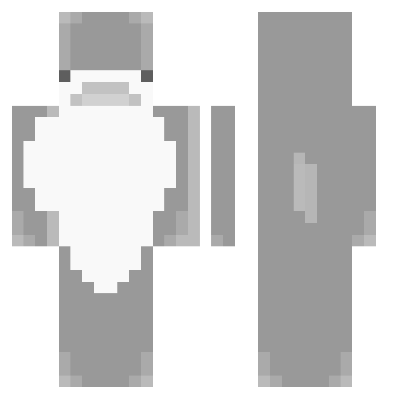 kjiwon1025 Minecraft skin, front and back view