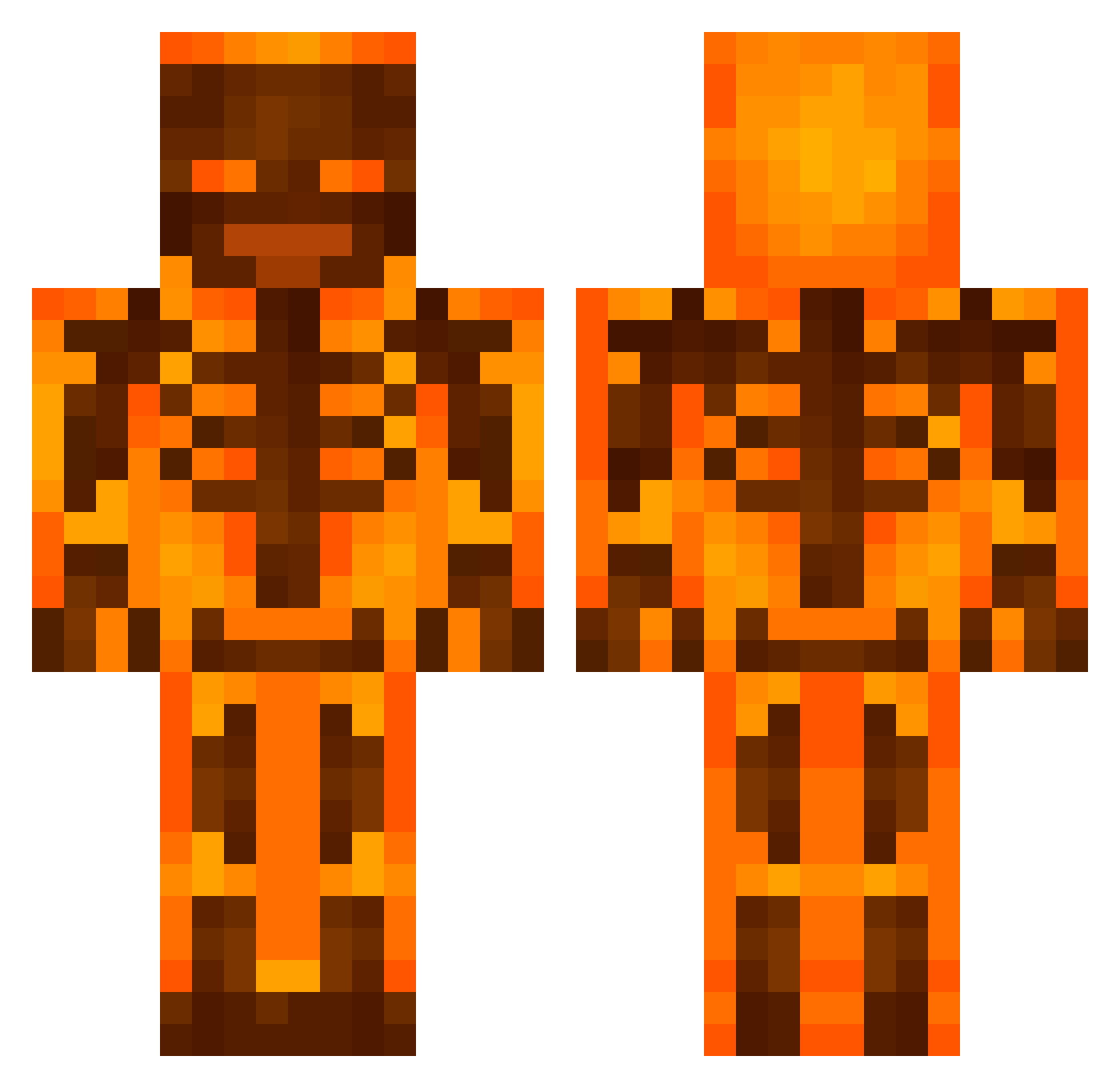 xXREVXx Minecraft skin, front and back view