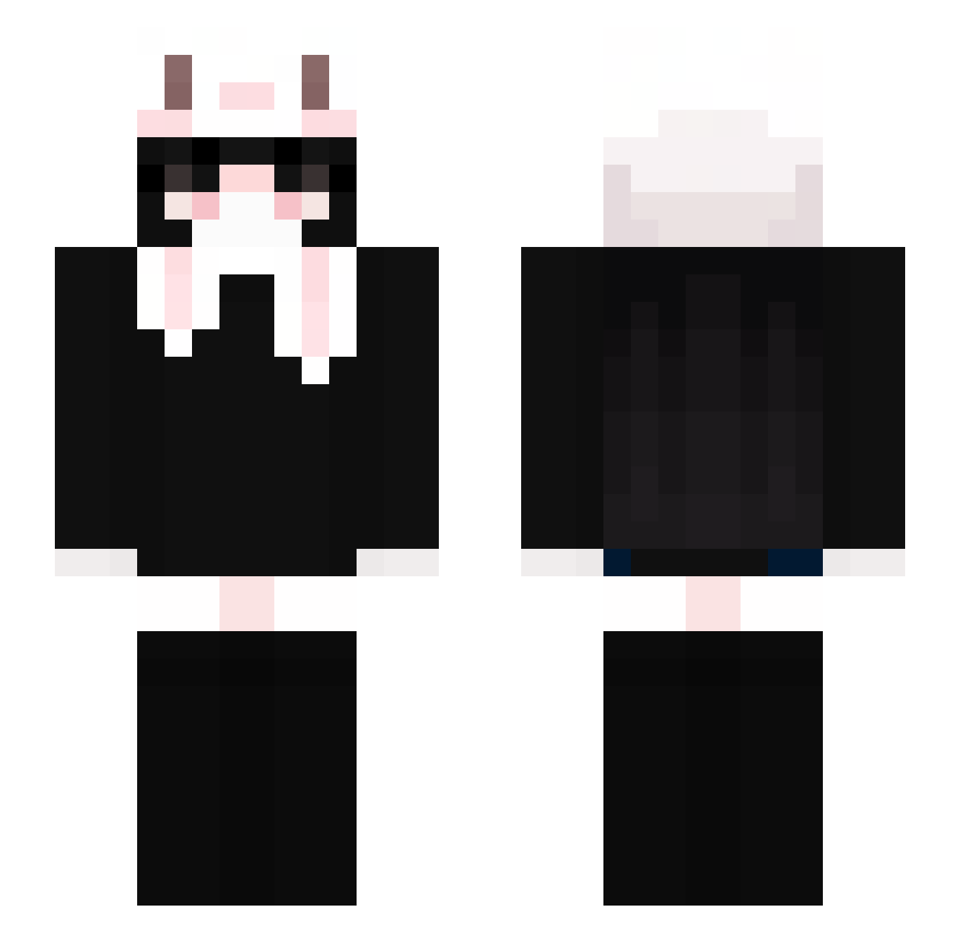 wang0409 Minecraft skin, front and back view