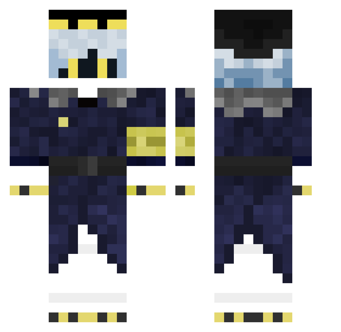 Saul_Goodman6942 Minecraft skin, front and back view