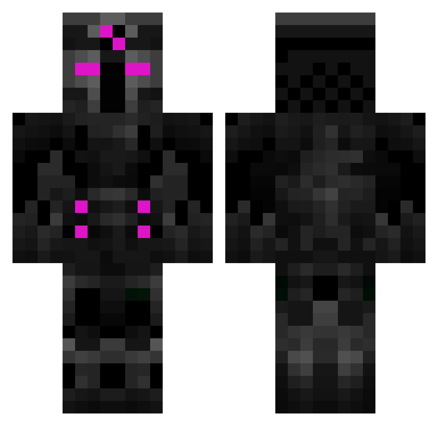 herbatka121 Minecraft skin, front and back view