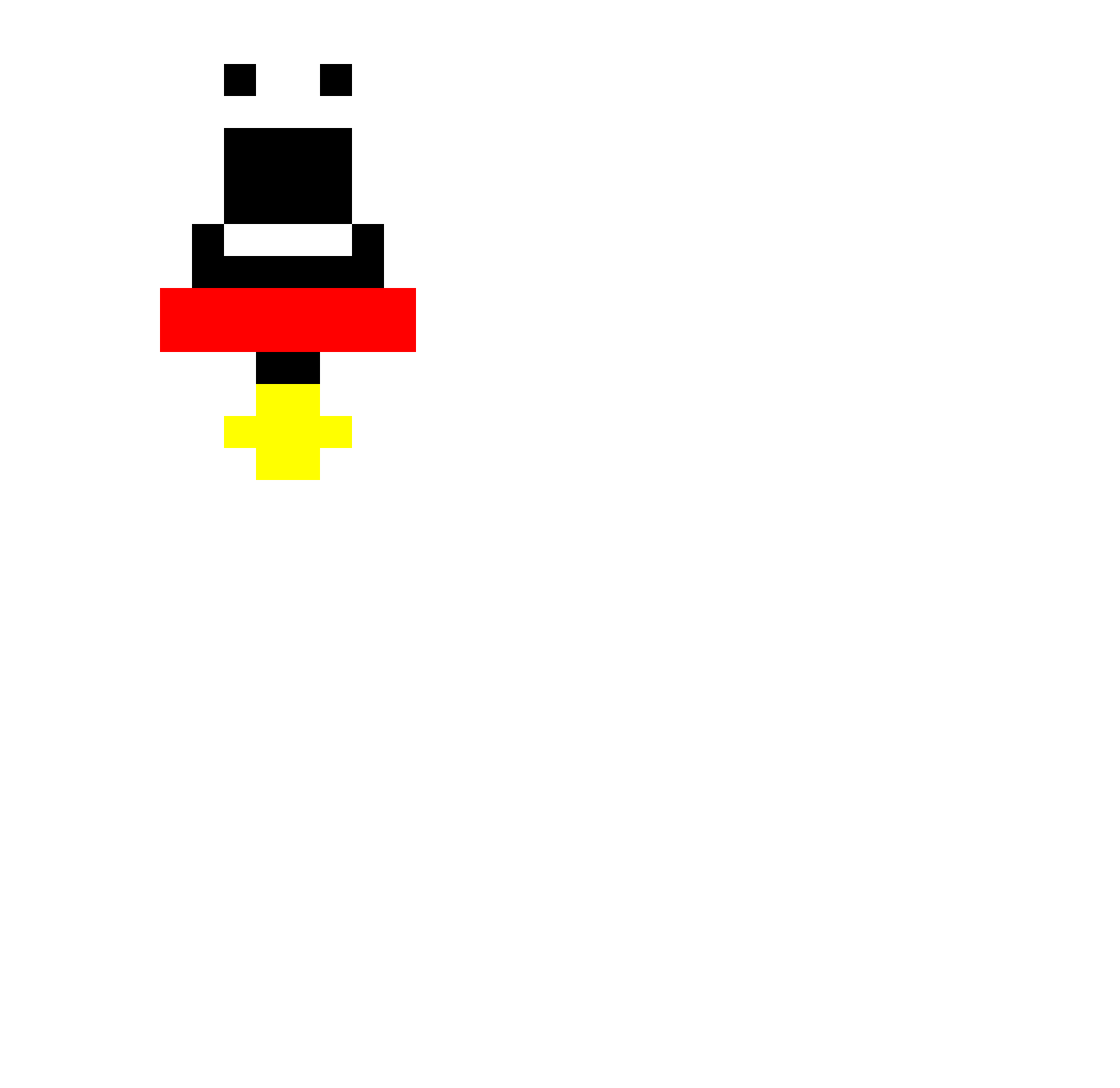 waspskull Minecraft skin, front and back view