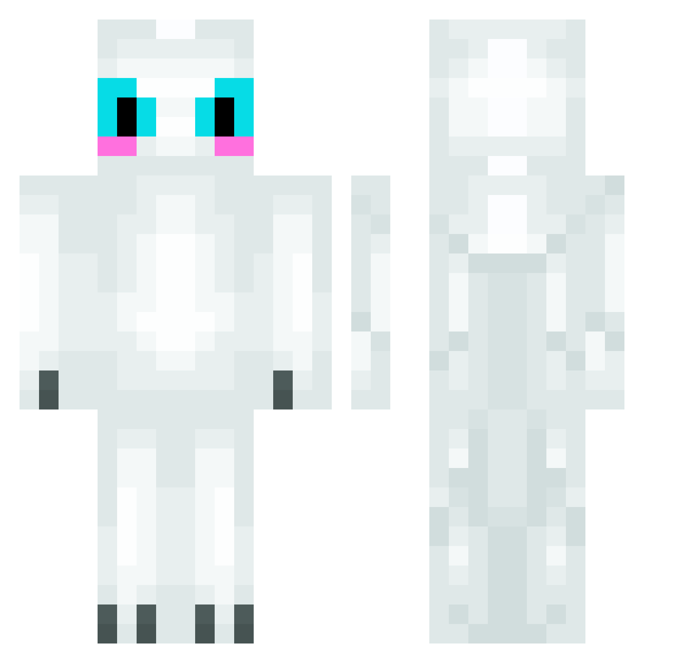 FroX__56 Minecraft skin, front and back view