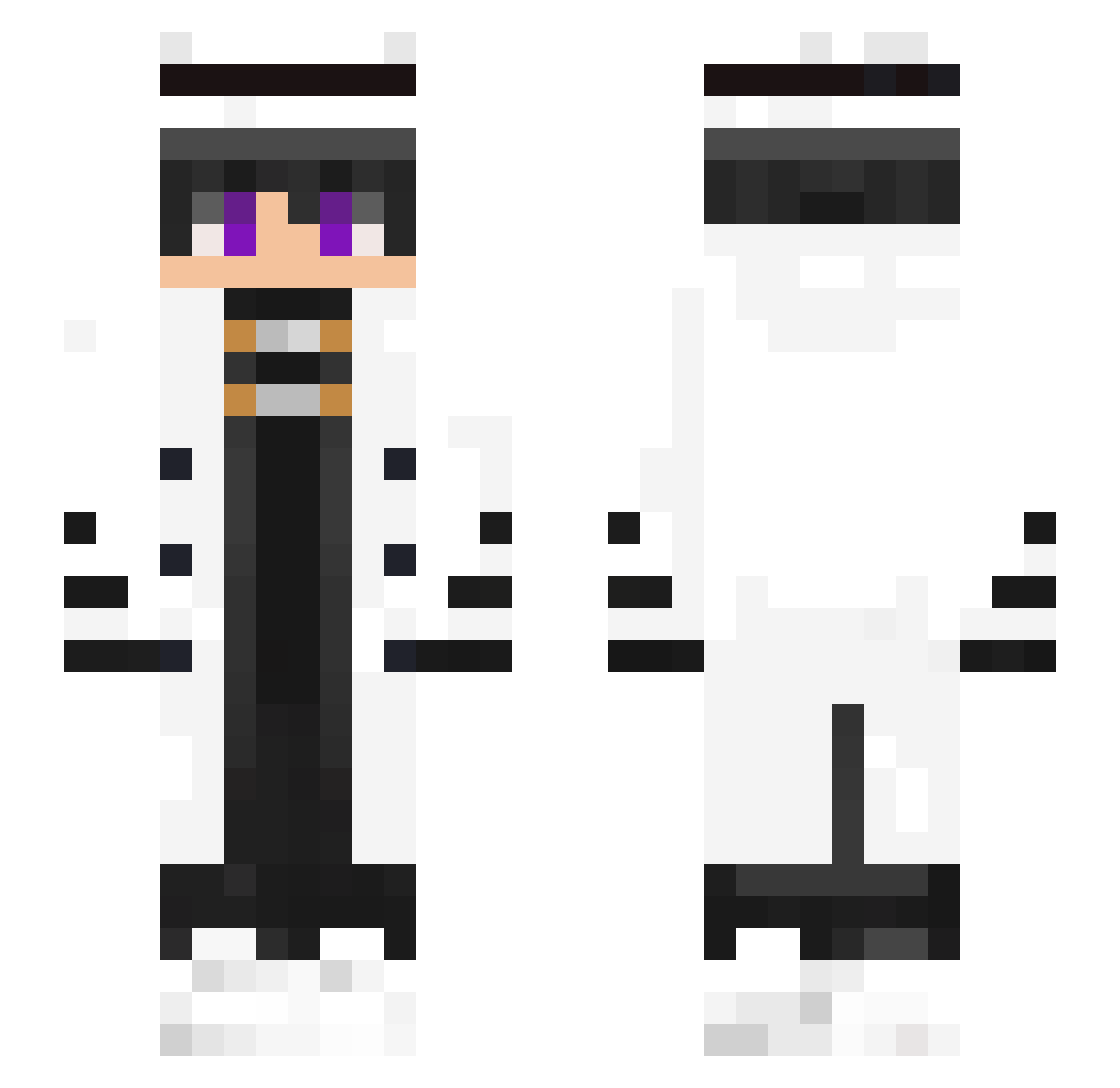 mc__nico_hd Minecraft skin, front and back view