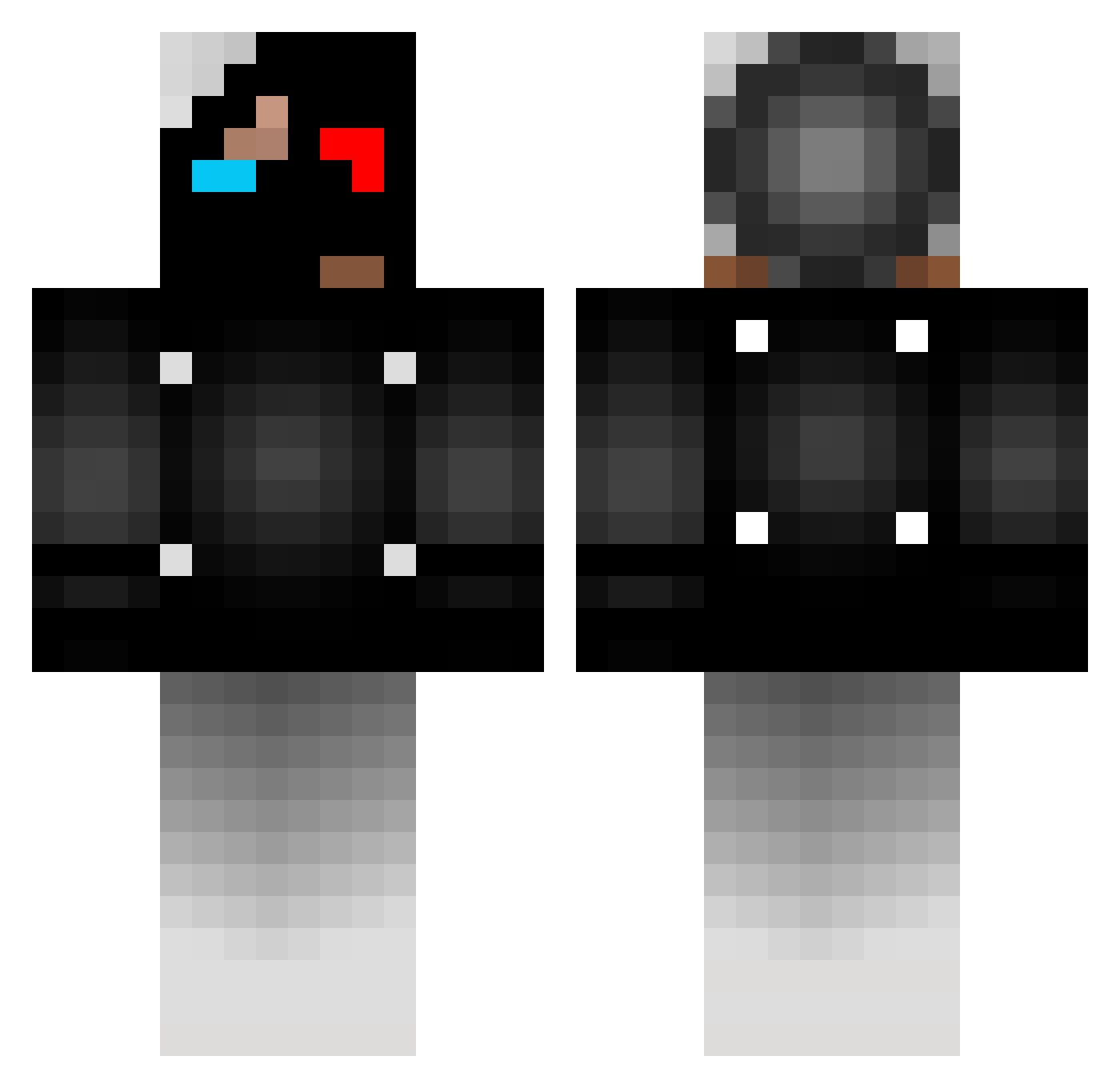 kosper2013 Minecraft skin, front and back view