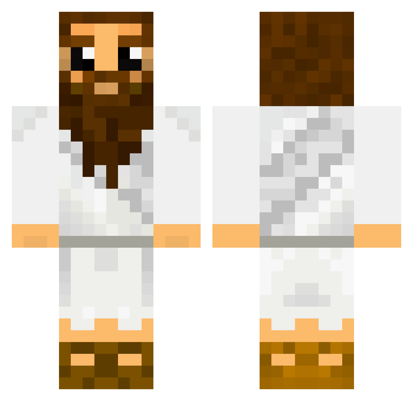 tace Minecraft skin, front and back view