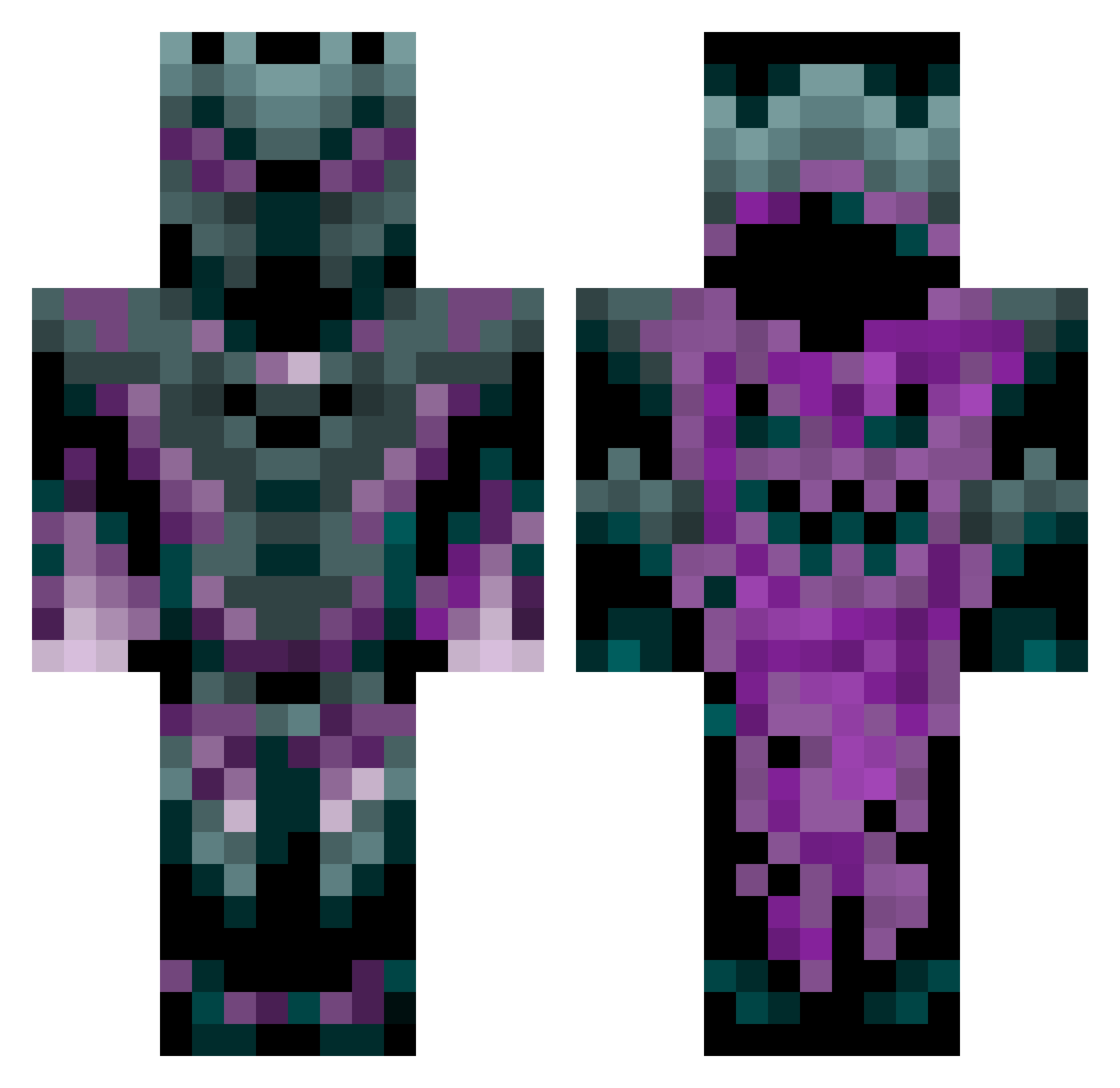 millanvazquez Minecraft skin, front and back view