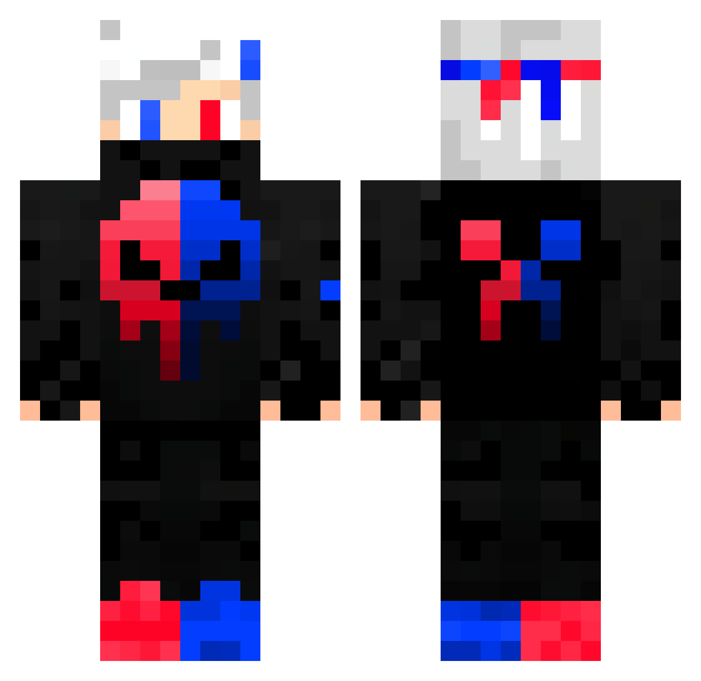 RunkeGlenn Minecraft skin, front and back view