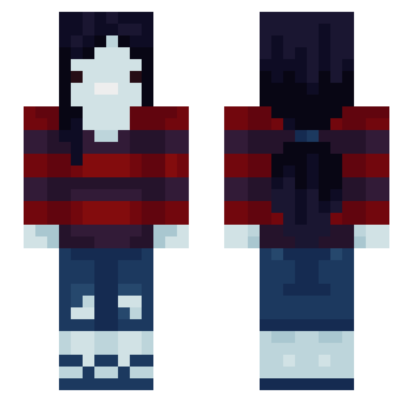 BenKenobi_ Minecraft skin, front and back view