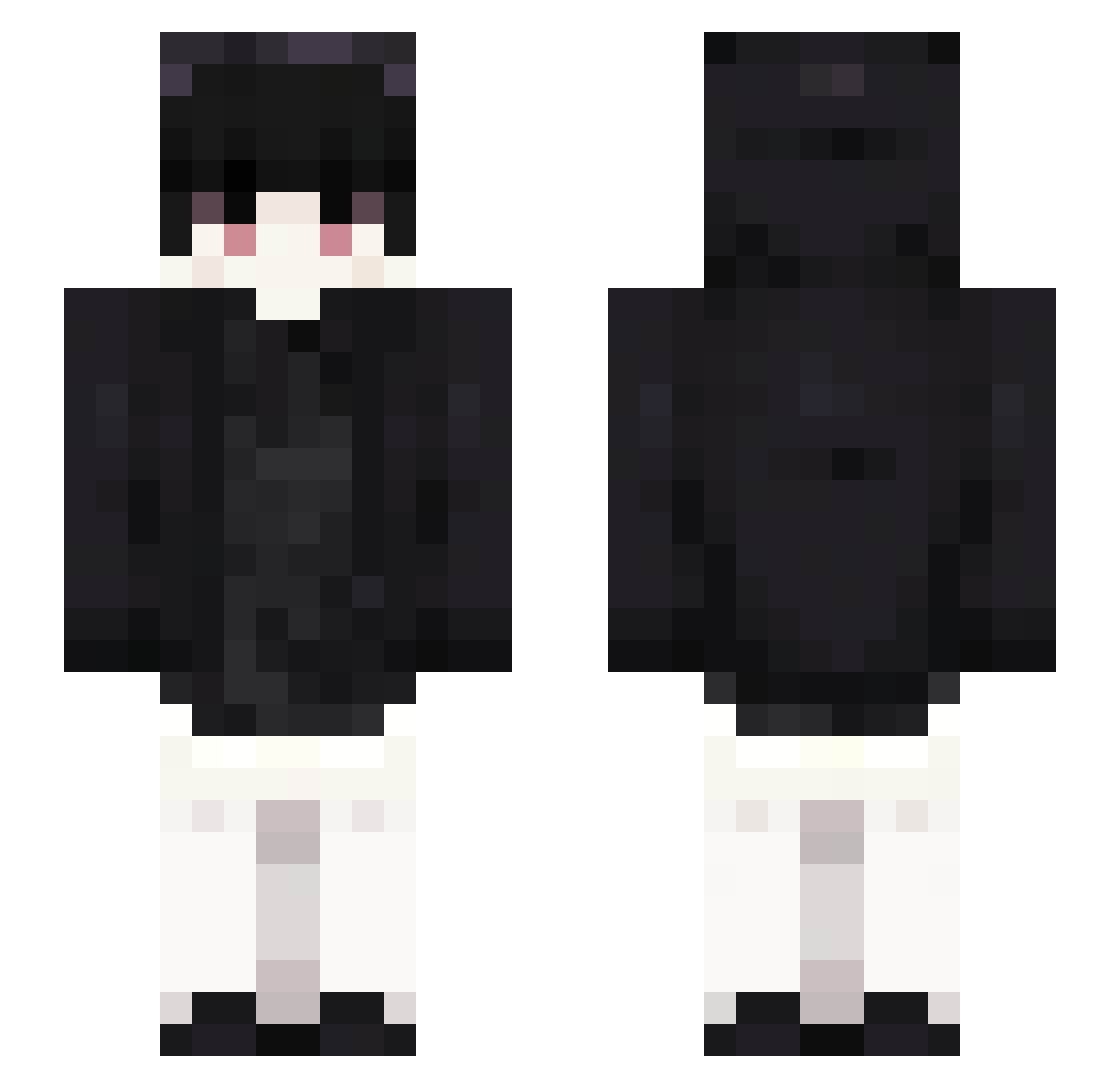 Sword005 Minecraft skin, front and back view