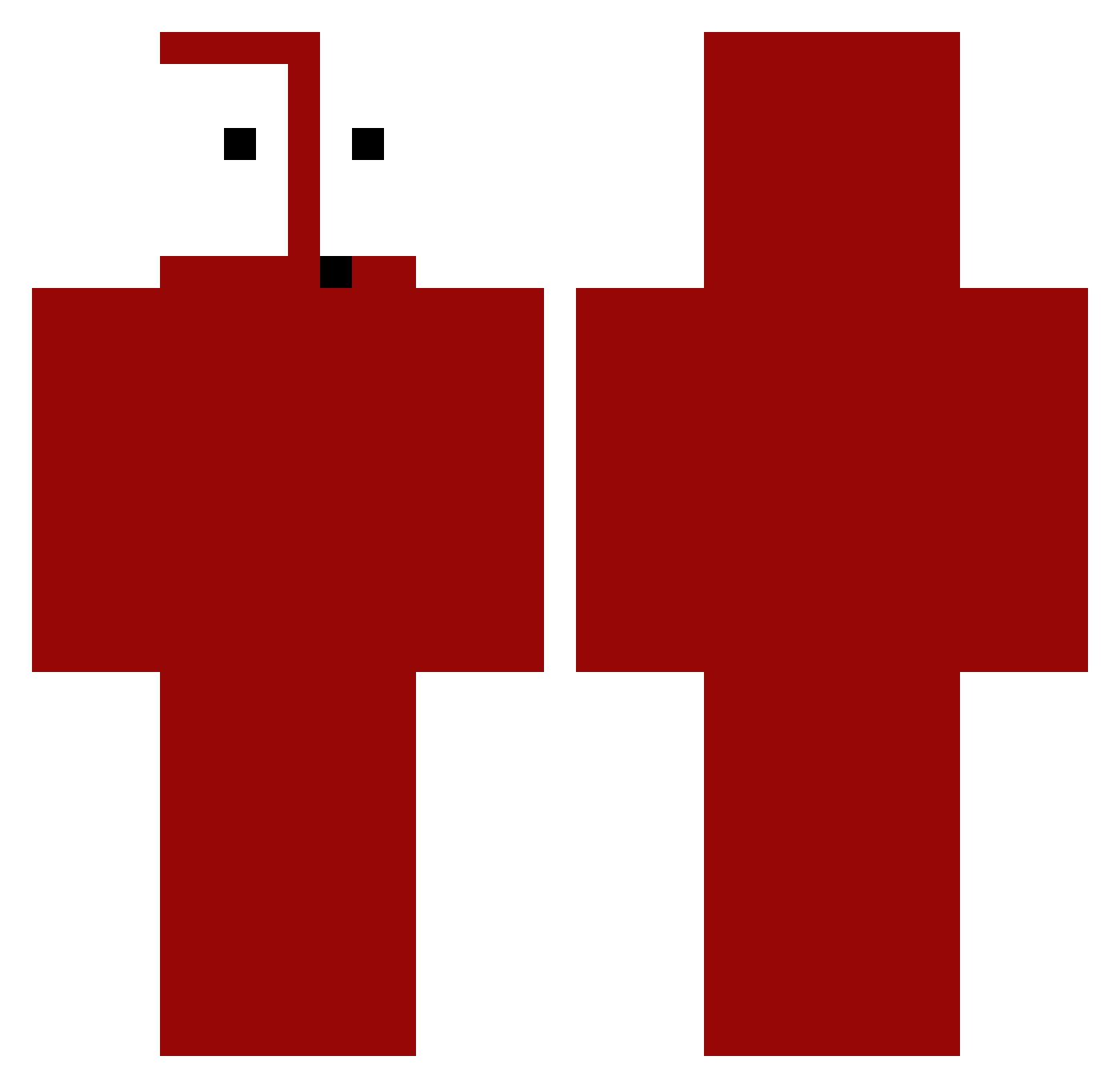 wincg_ Minecraft skin, front and back view