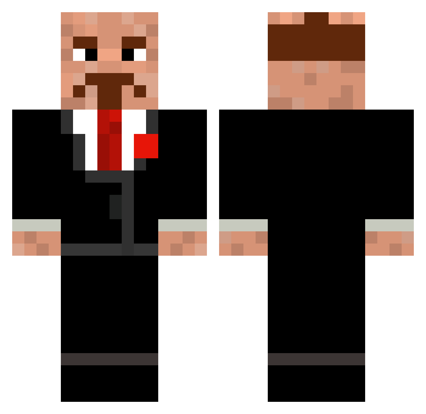 igreeekk Minecraft skin, front and back view