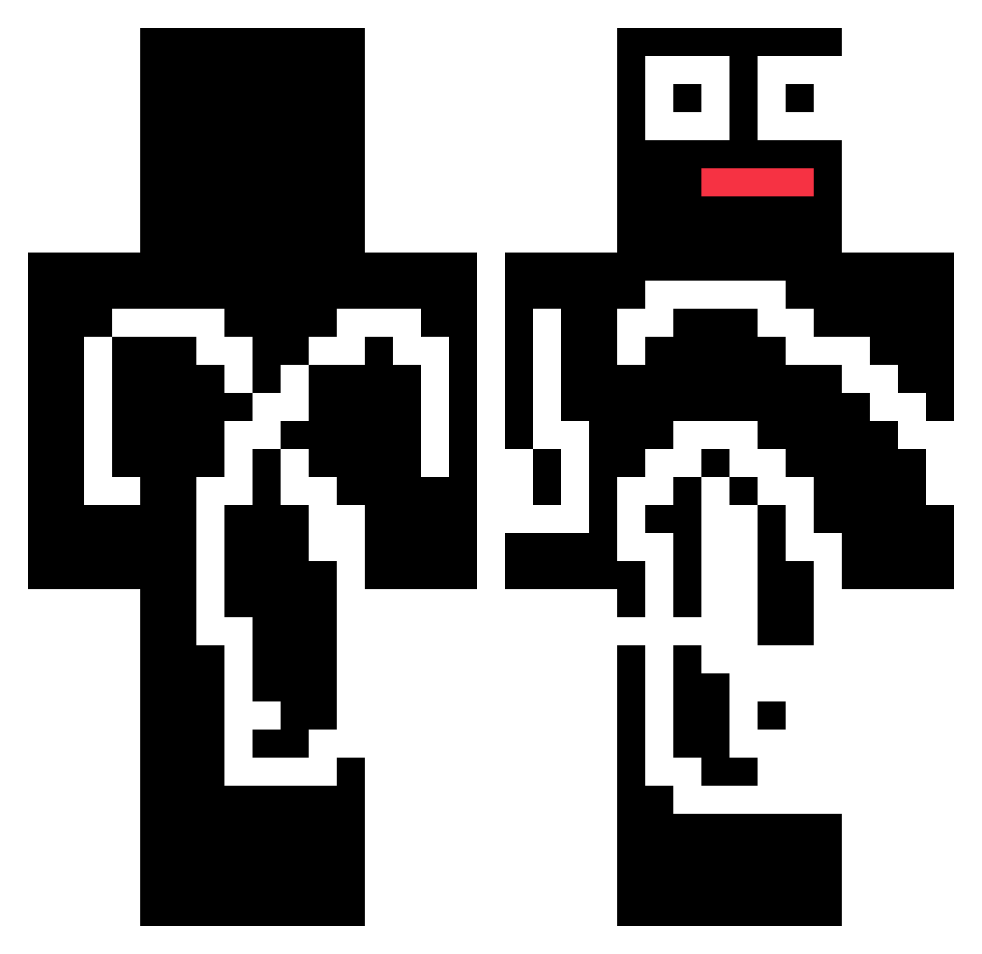 WalaCanaby Minecraft skin, front and back view