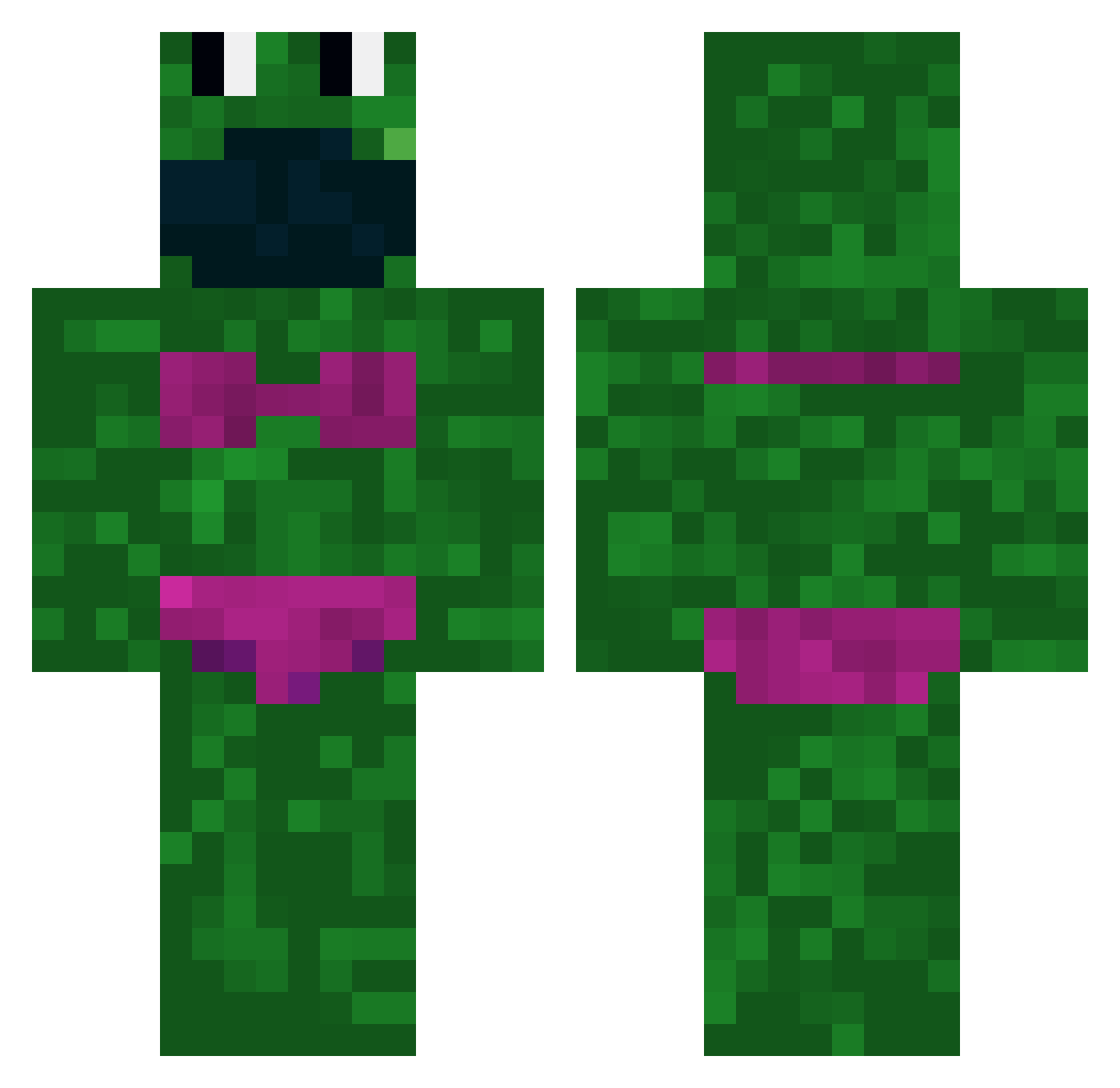 Wilsonas05 Minecraft skin, front and back view