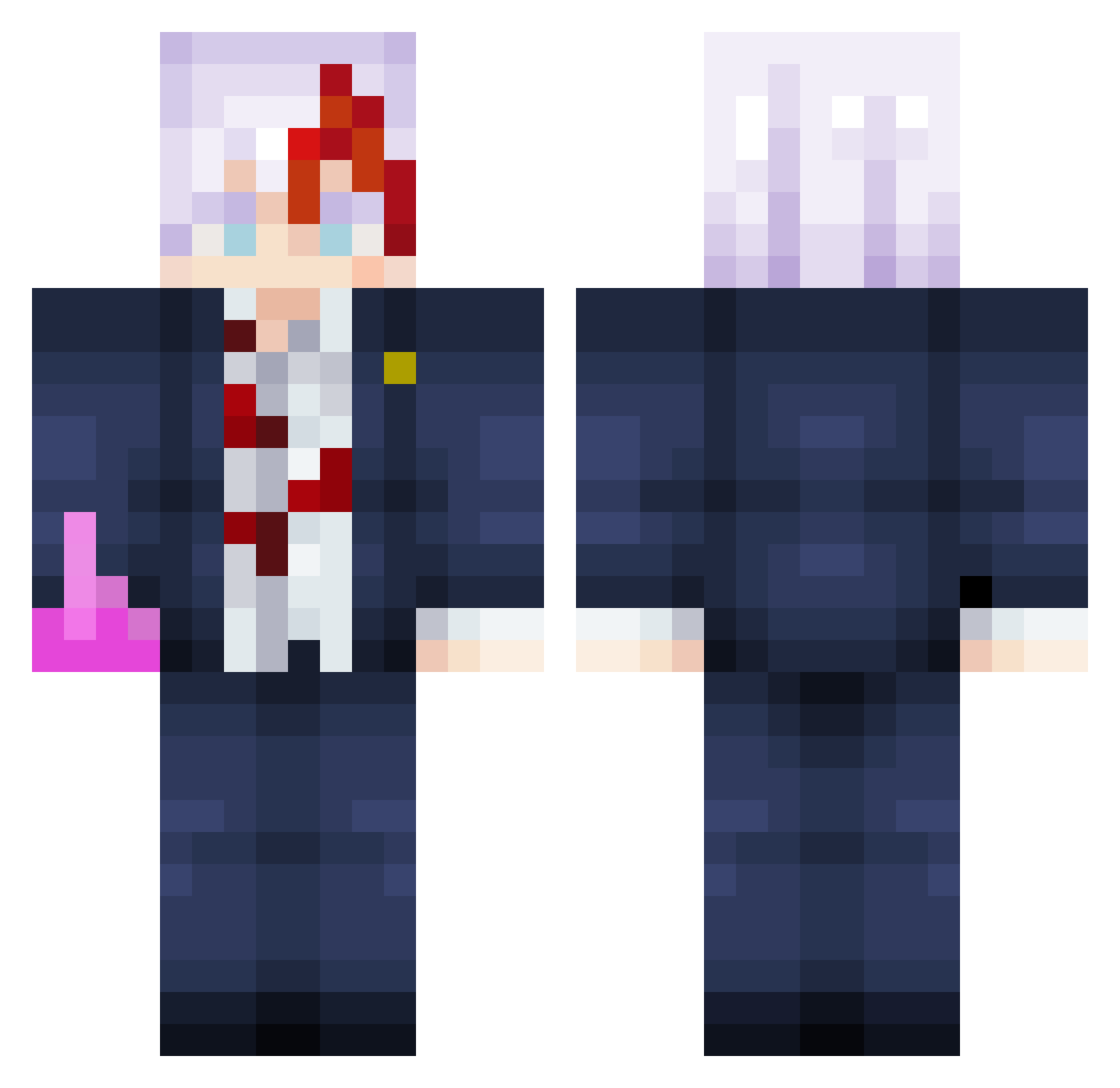 tuloncitouwu Minecraft skin, front and back view