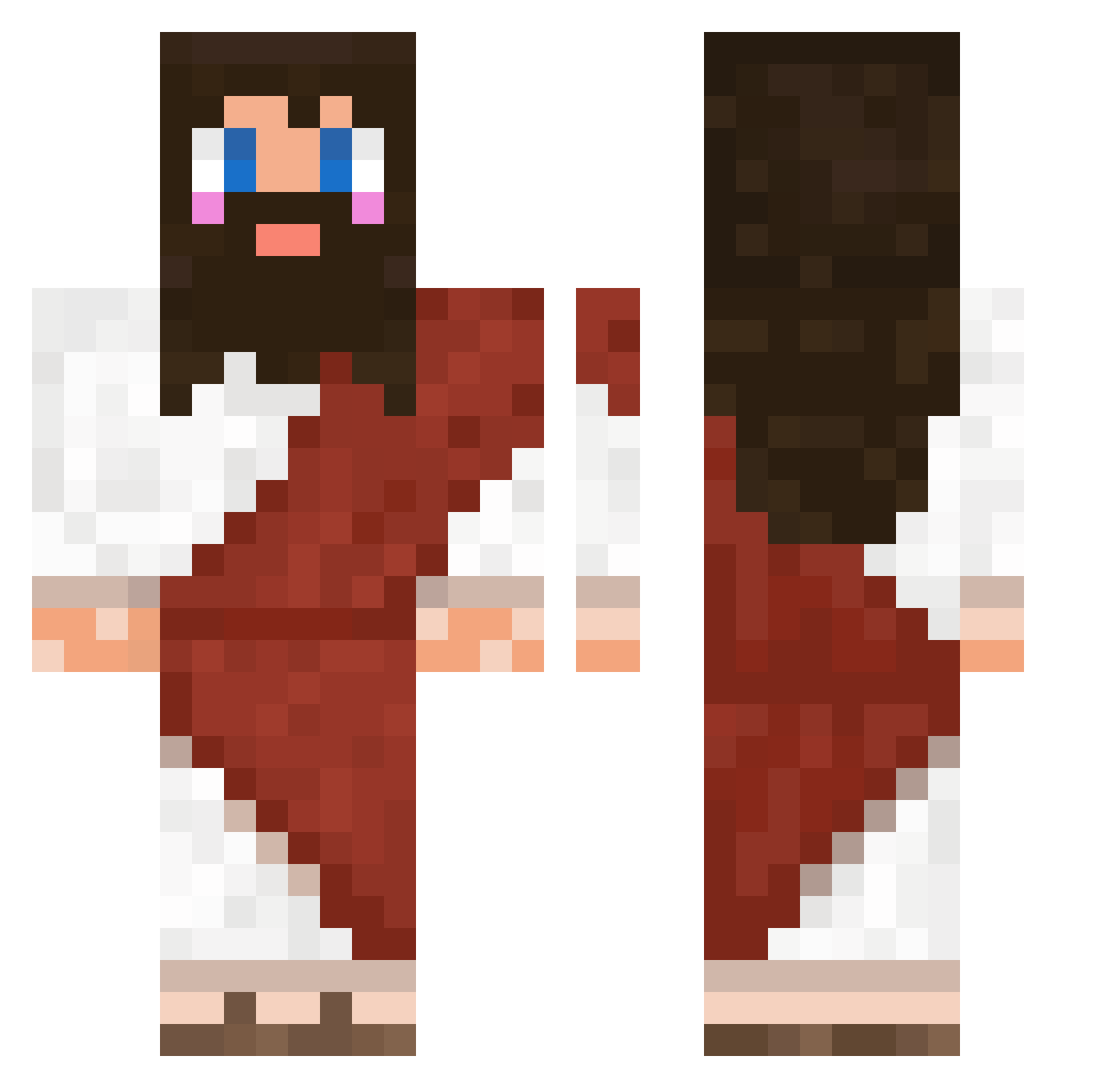 simon19971113 Minecraft skin, front and back view