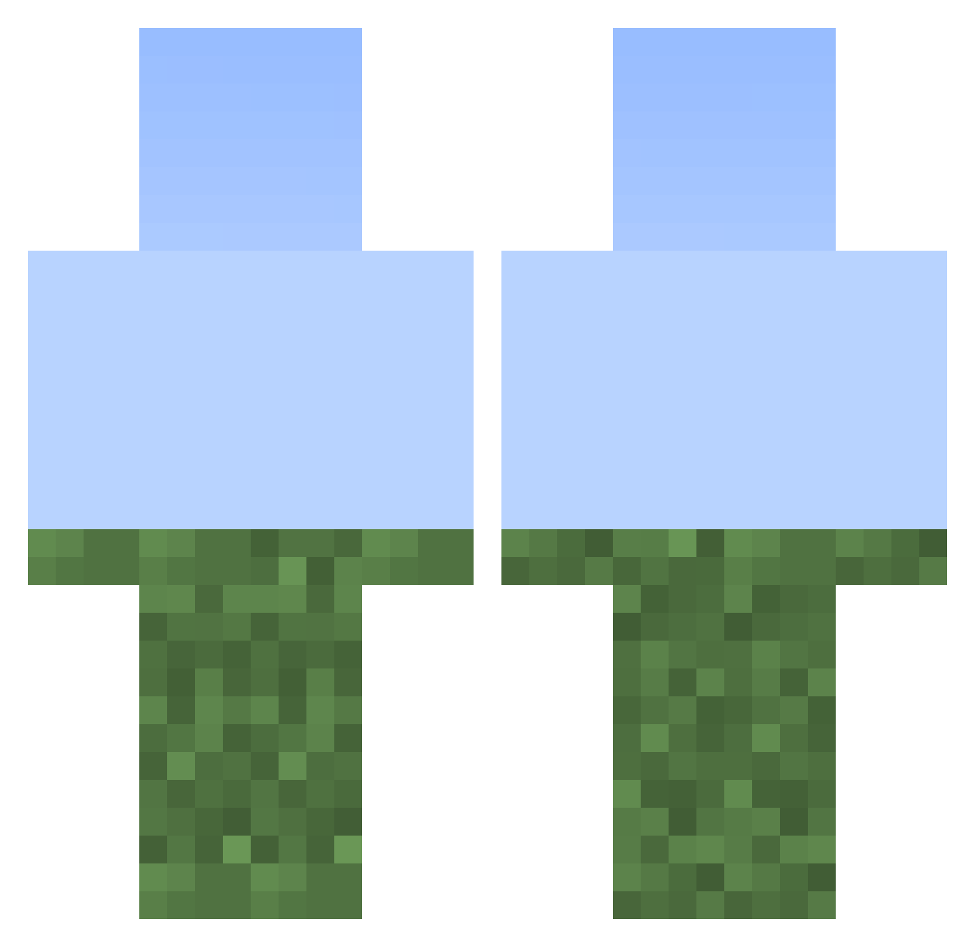 KirillSemyonkin Minecraft skin, front and back view