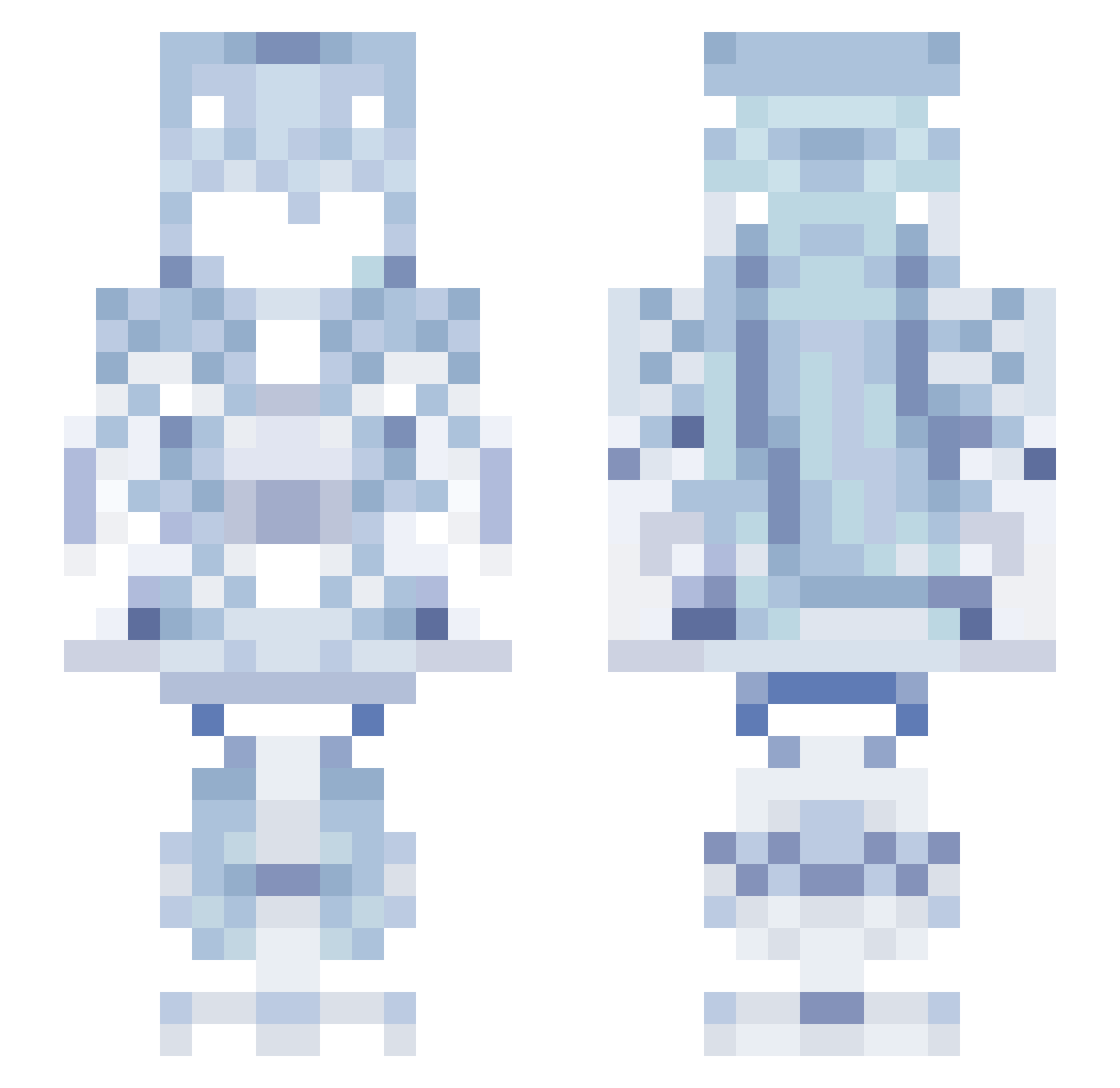 Mothym_01 Minecraft skin, front and back view