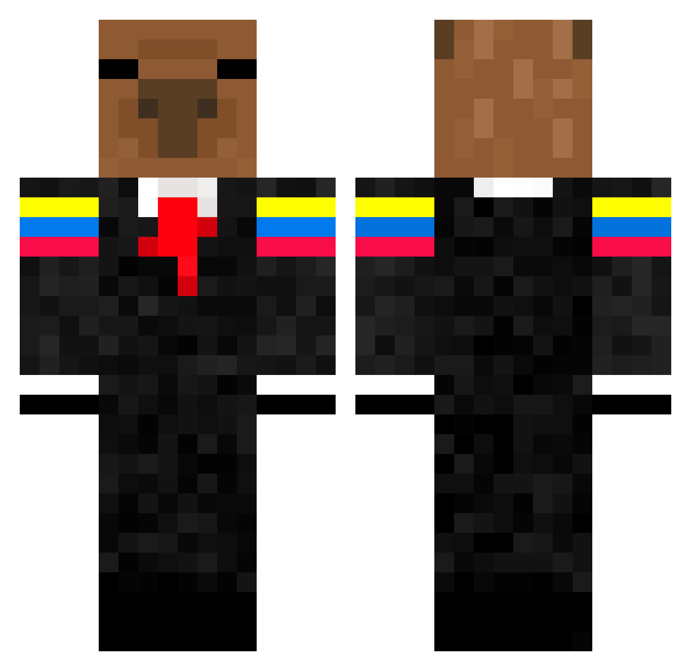 zKilleadoh21 Minecraft skin, front and back view