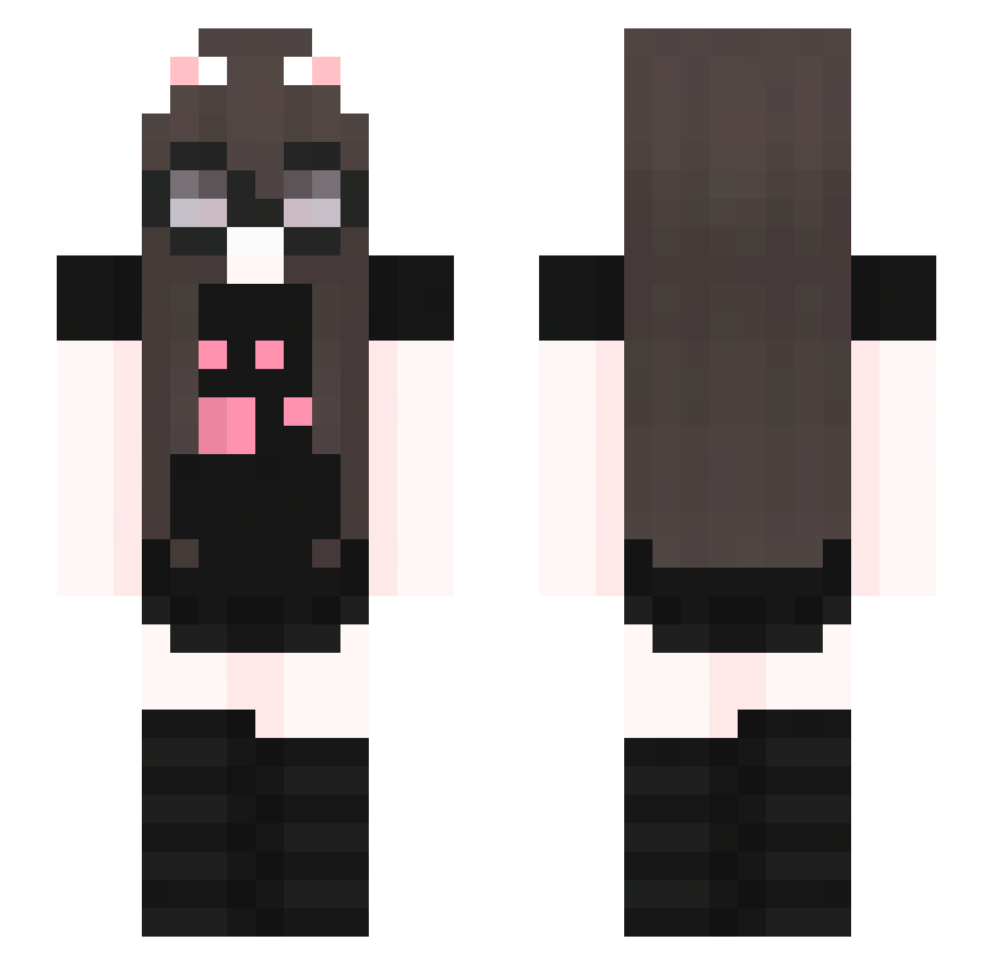 kayotic__ Minecraft skin, front and back view