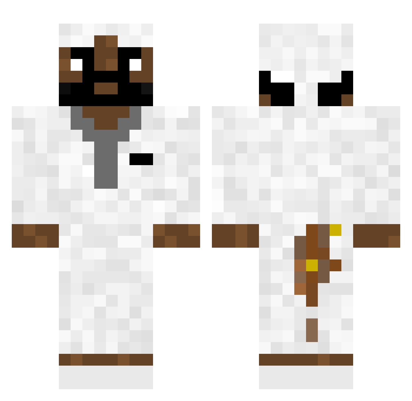 sasmuchi Minecraft skin, front and back view