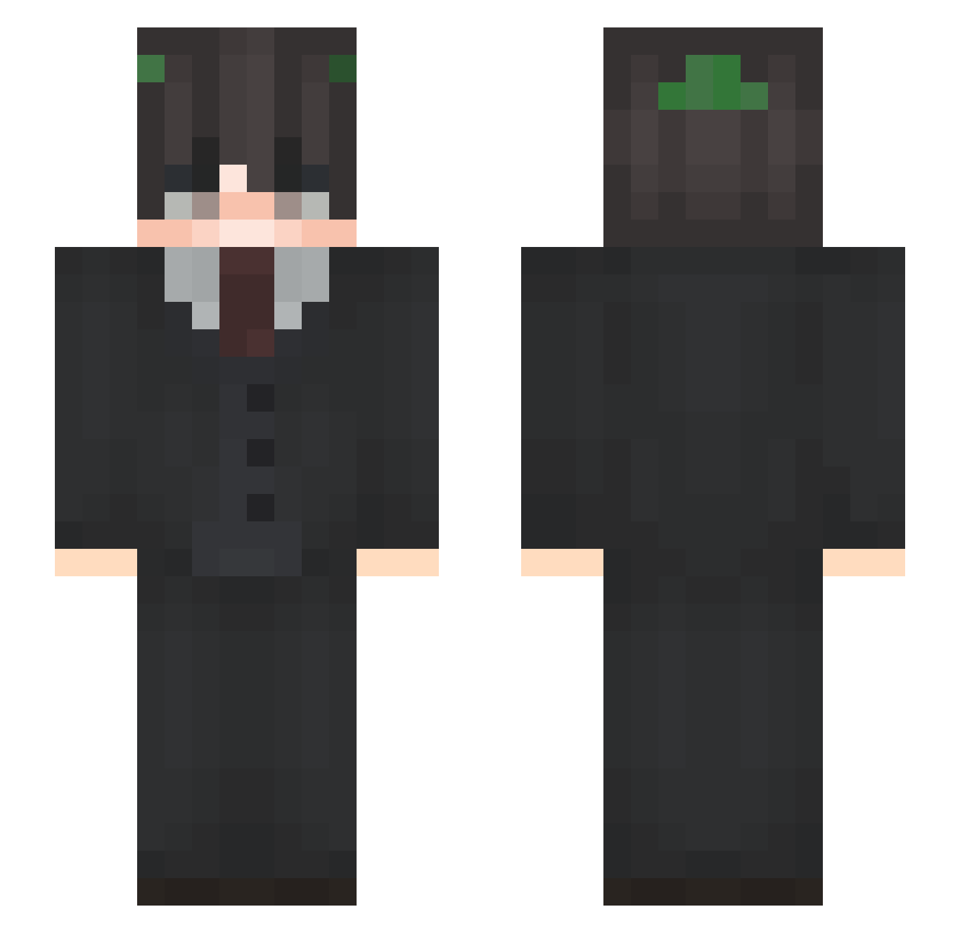 dymek280285 Minecraft skin, front and back view