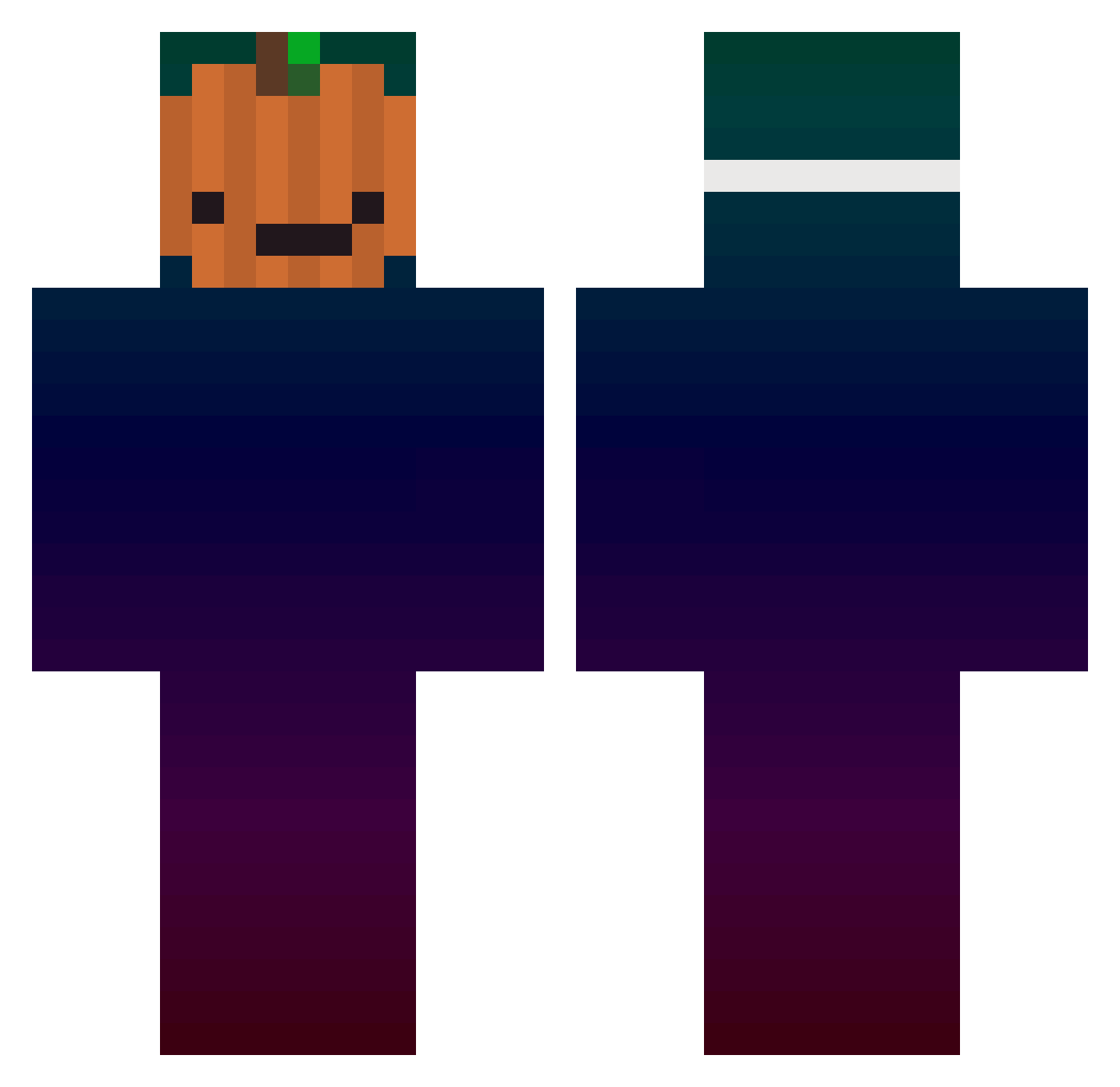 pms03pms Minecraft skin, front and back view