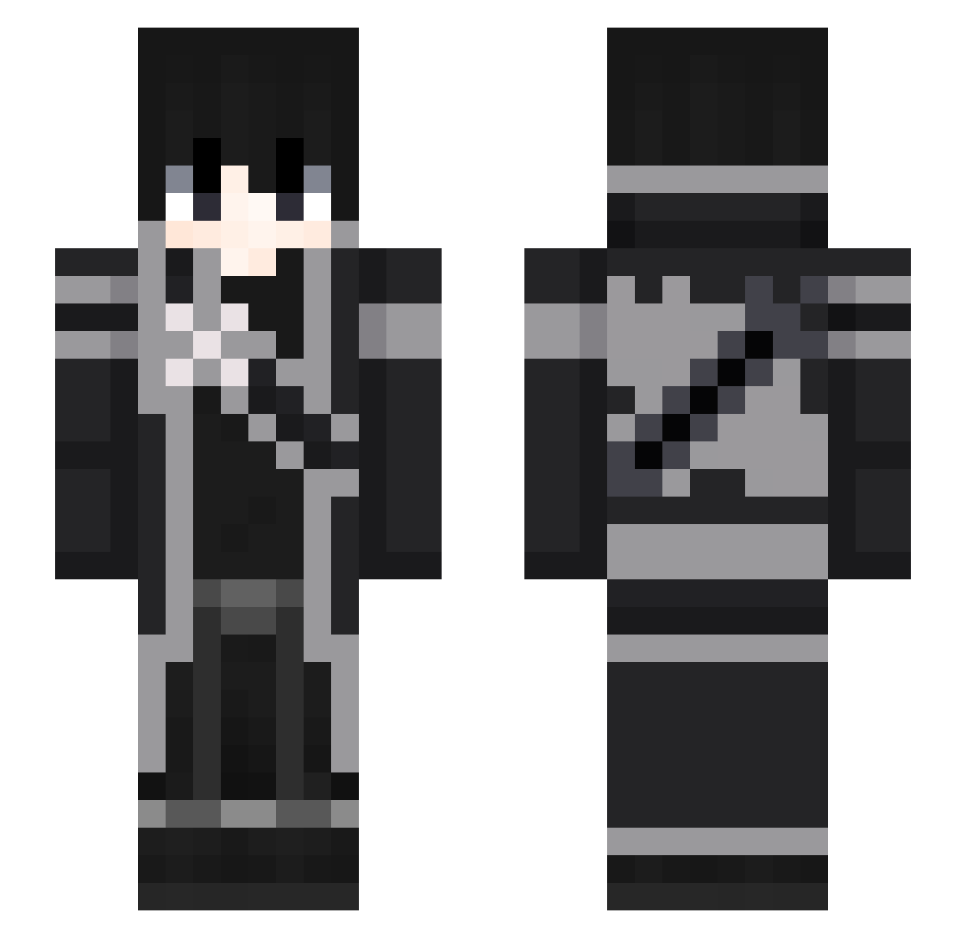 TysonGibbi47 Minecraft skin, front and back view