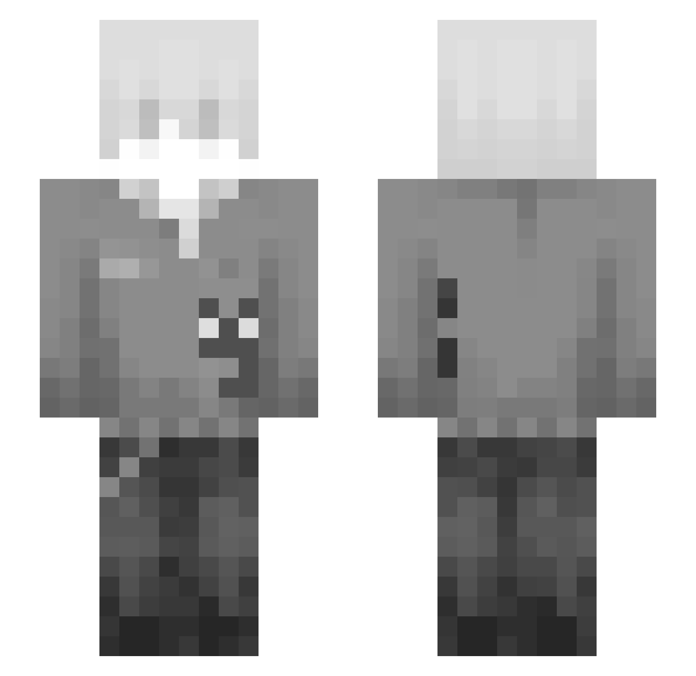 rai_0018 Minecraft skin, front and back view