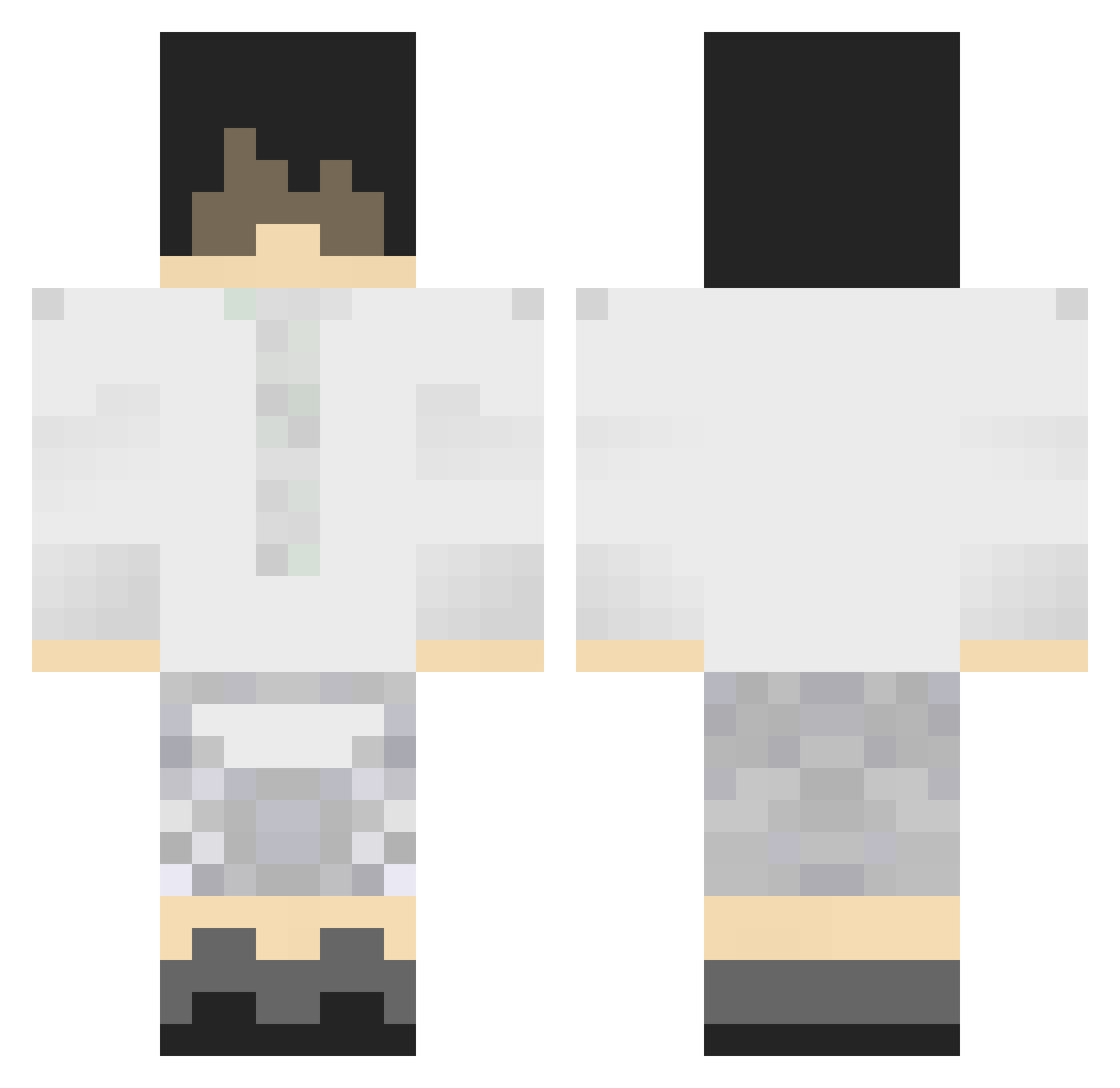 MauricioCorrea_ Minecraft skin, front and back view