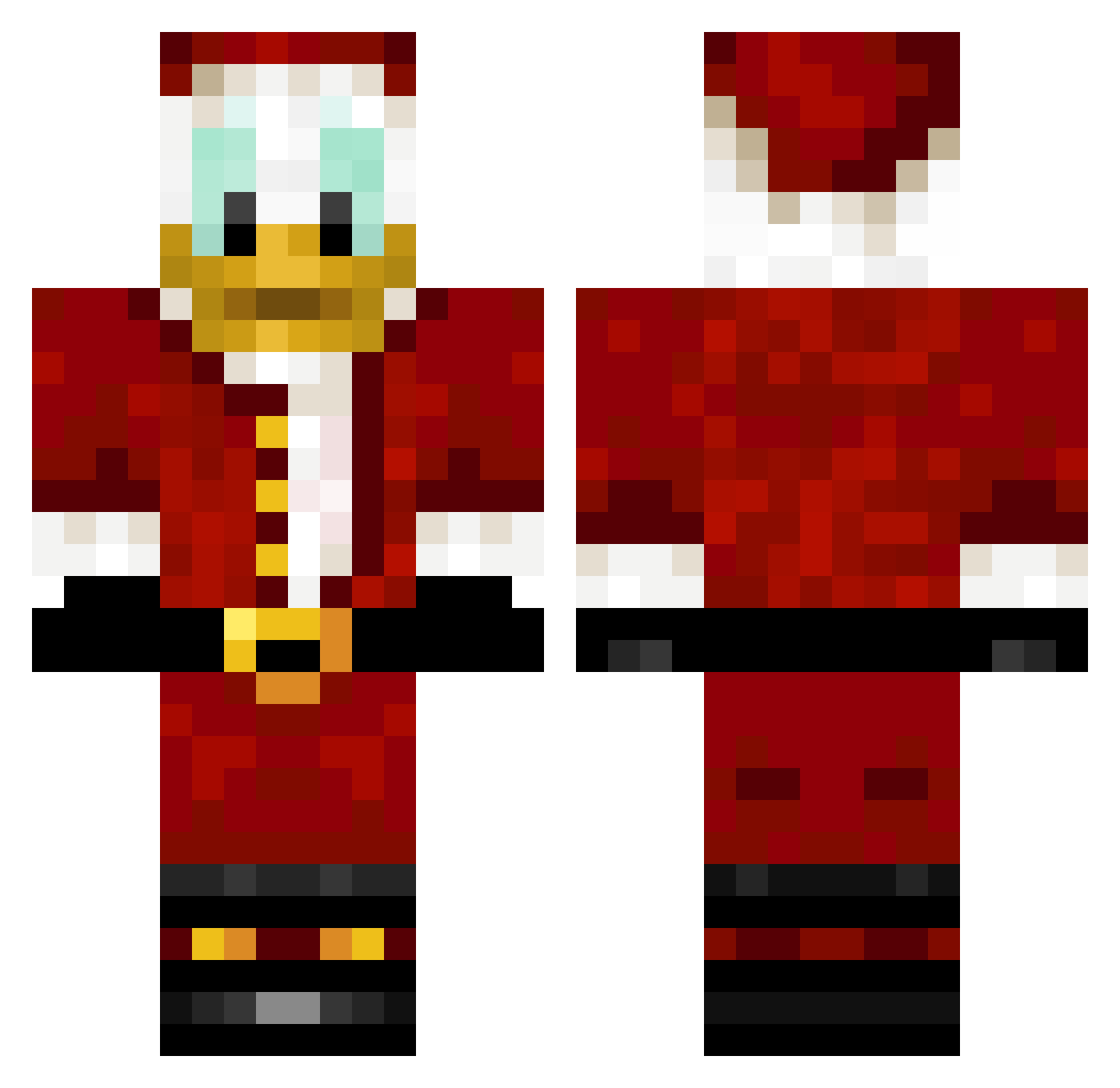 TheRealPancake_ Minecraft skin, front and back view
