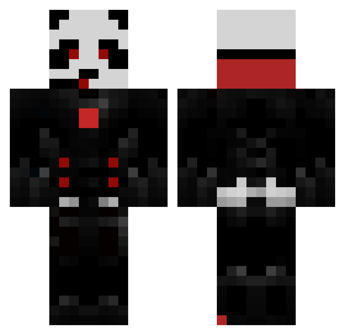 TinkerB3 Minecraft skin, front and back view