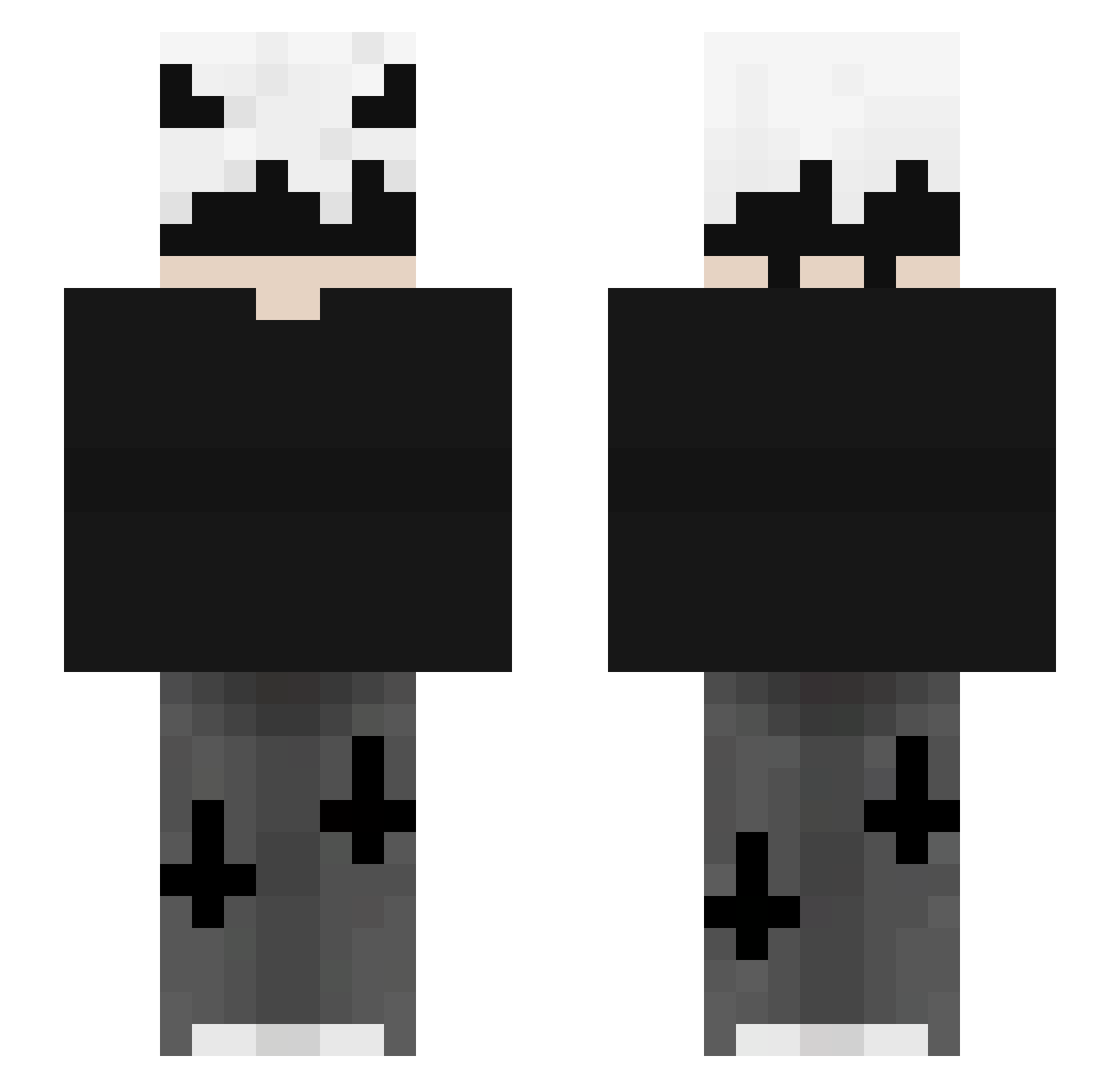 Wertyy__ Minecraft skin, front and back view