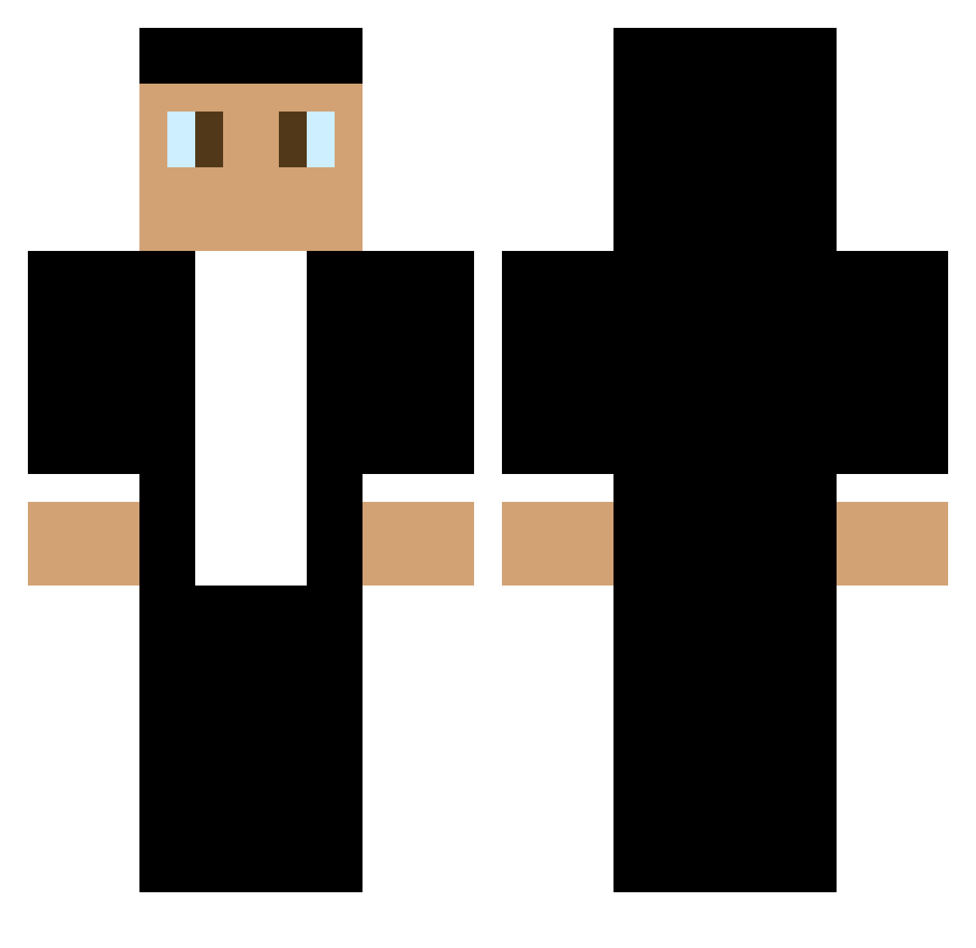 yusuf_346 Minecraft skin, front and back view