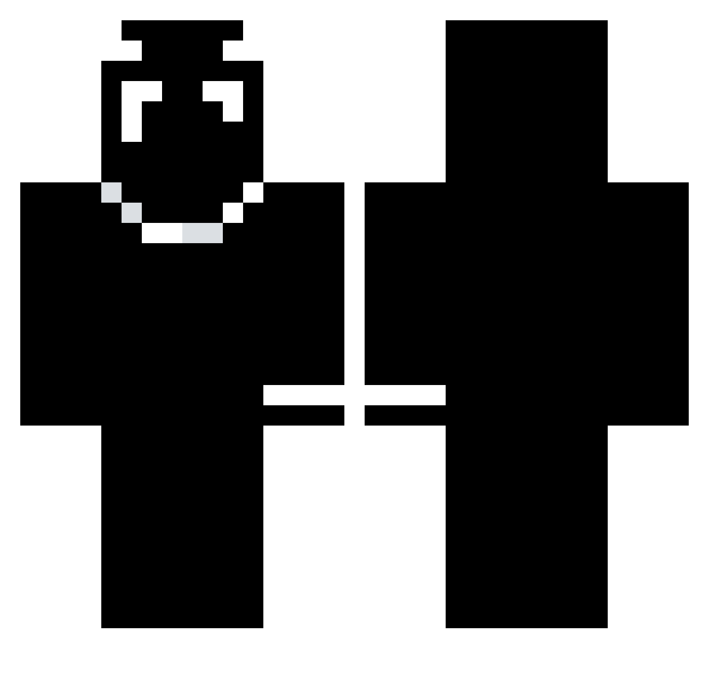 XxEgirlLoverxX Minecraft skin, front and back view