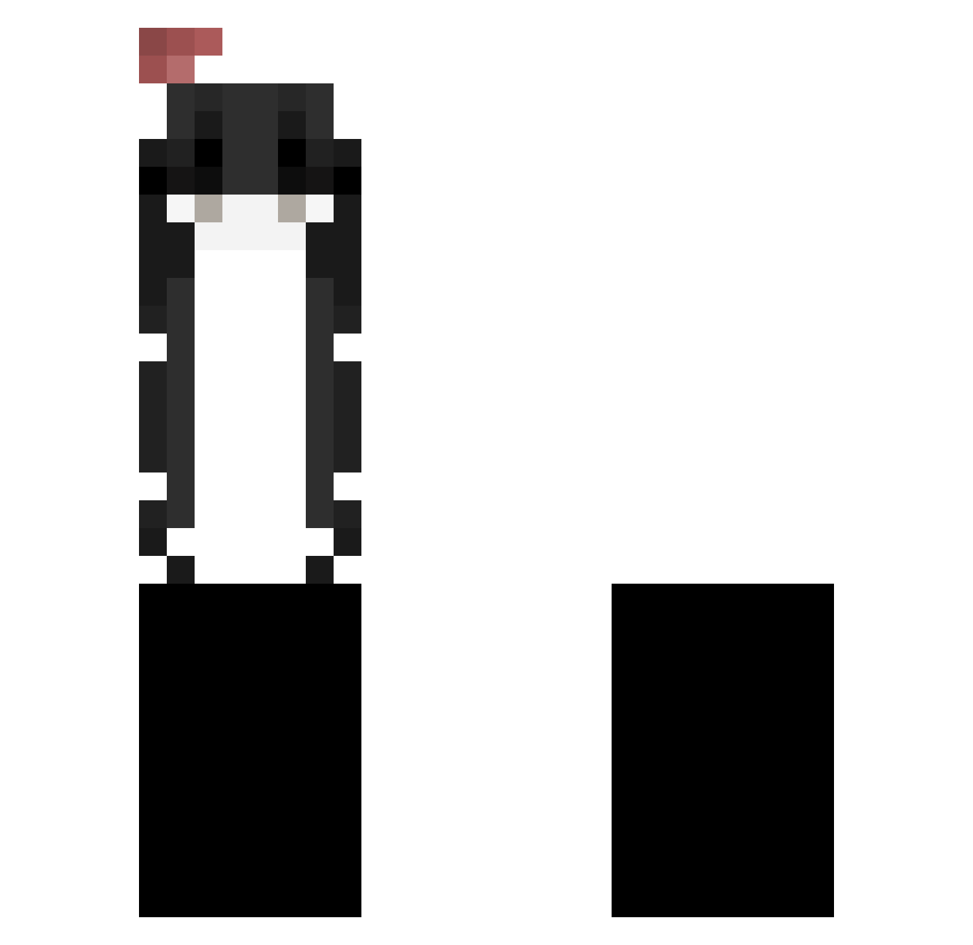 mal0yee Minecraft skin, front and back view