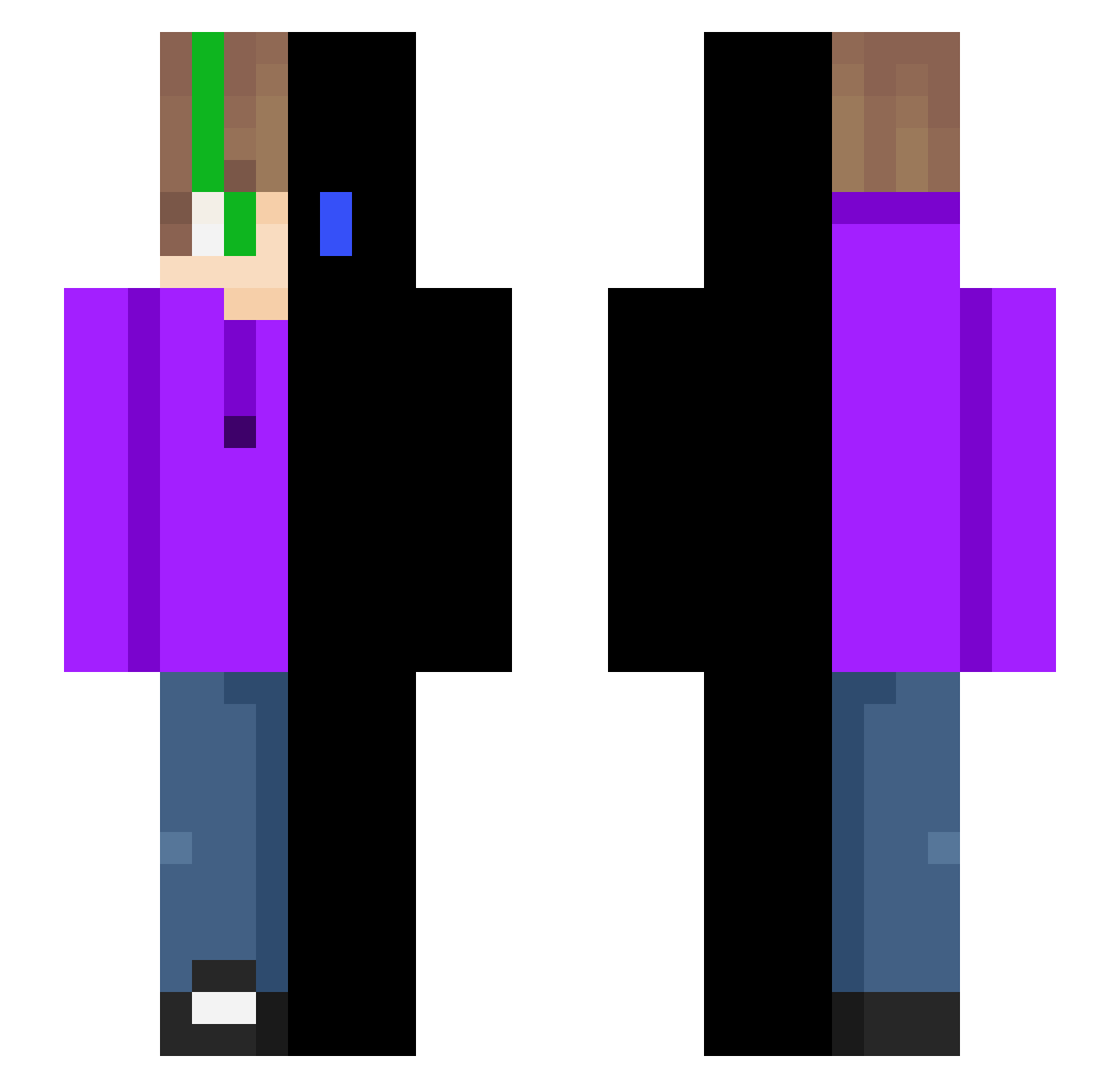 The_Reaper_4867 Minecraft skin, front and back view