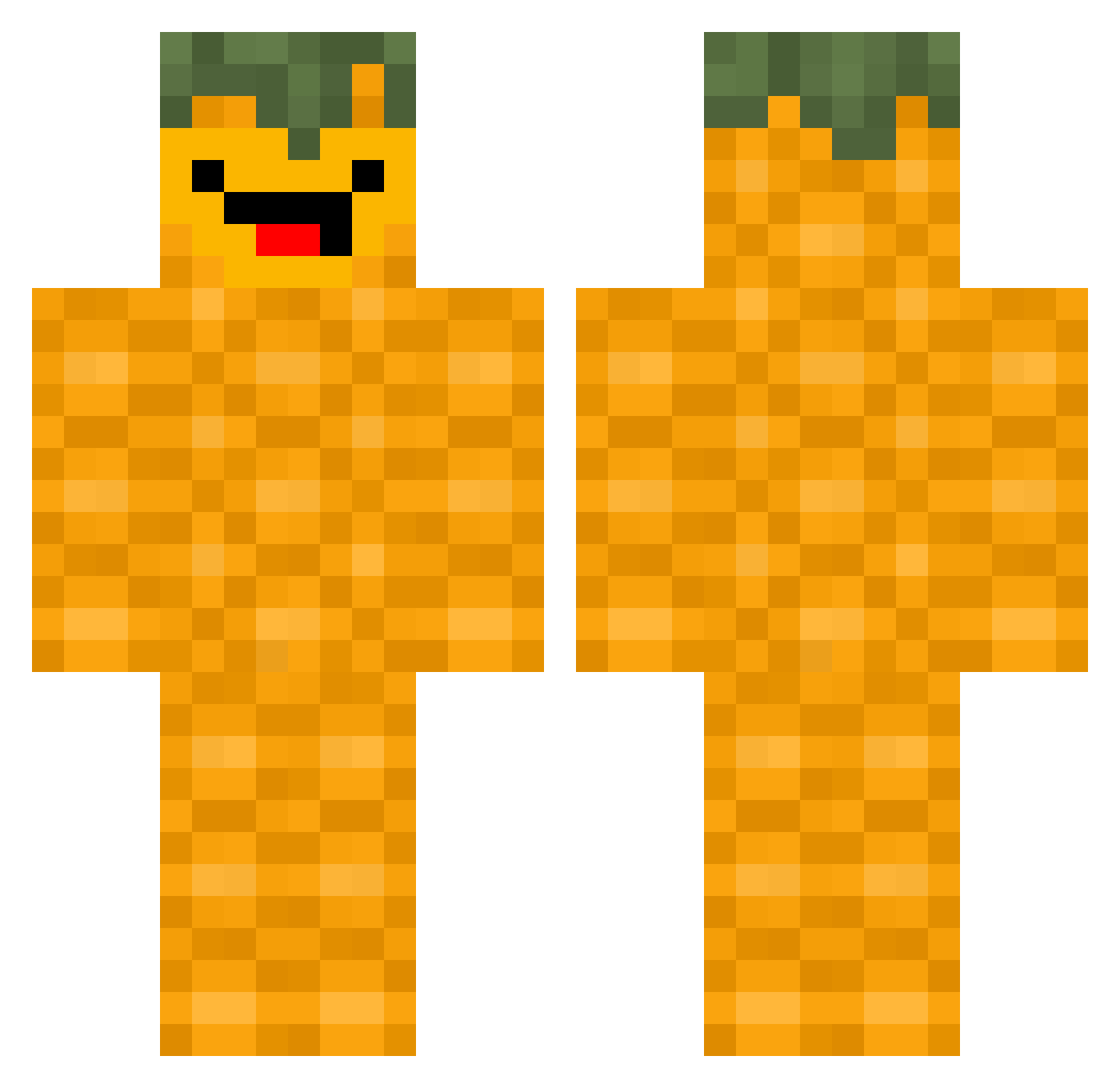 StickyGoo21 Minecraft skin, front and back view