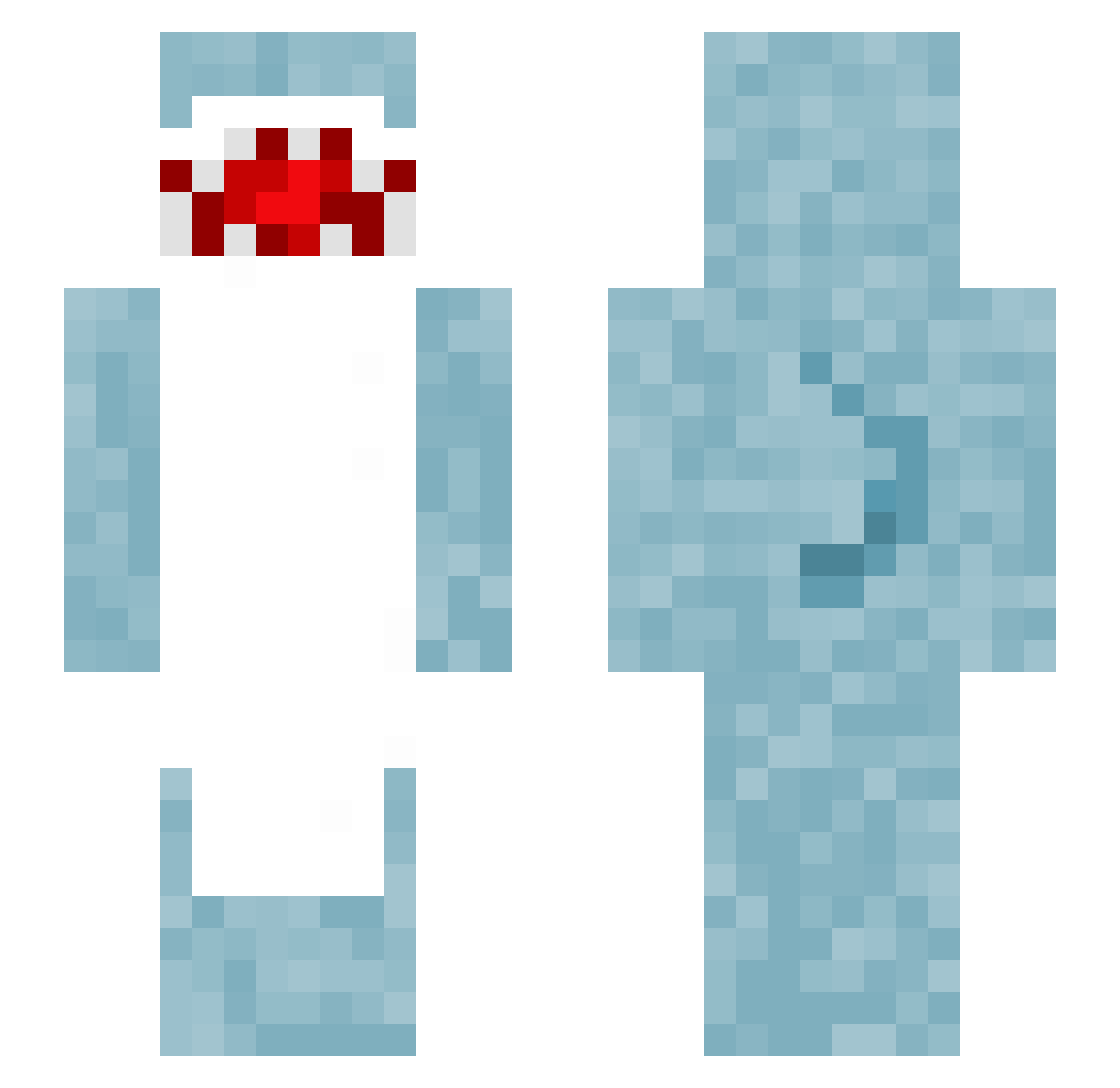 SavePointColton Minecraft skin, front and back view