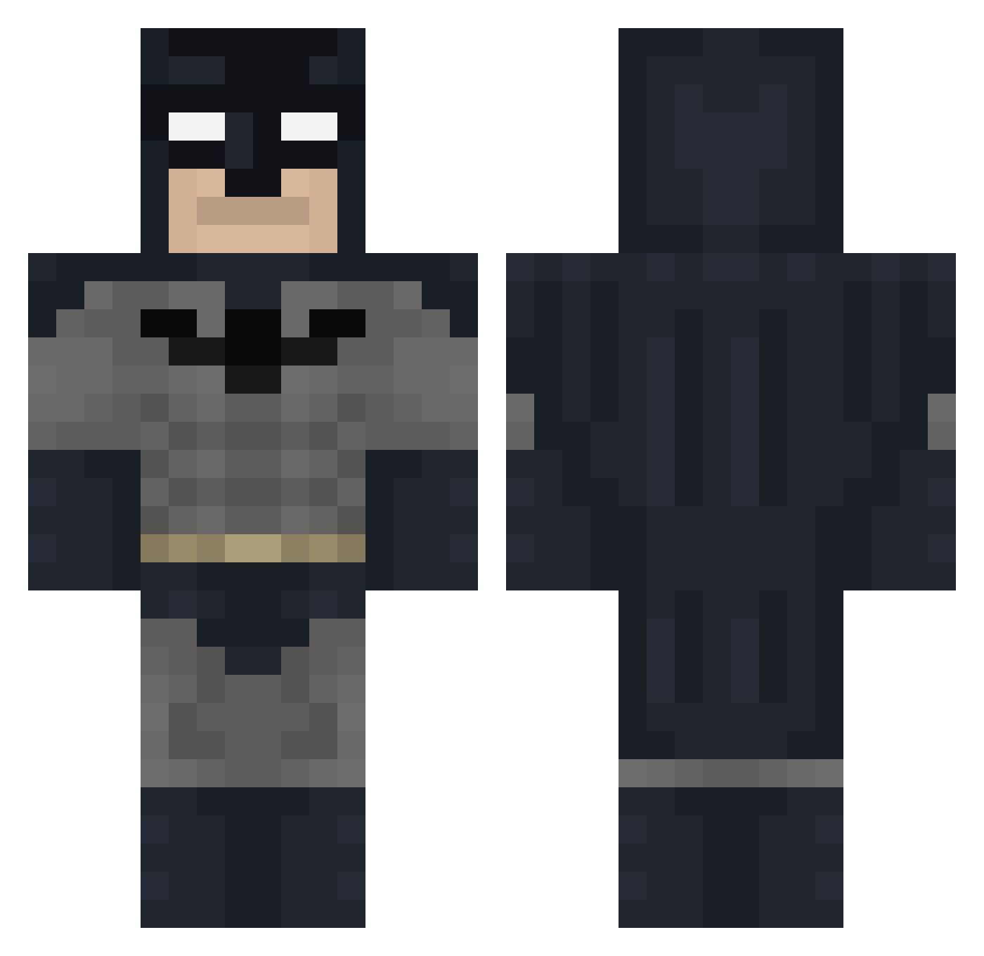 Wqitwhat Minecraft skin, front and back view