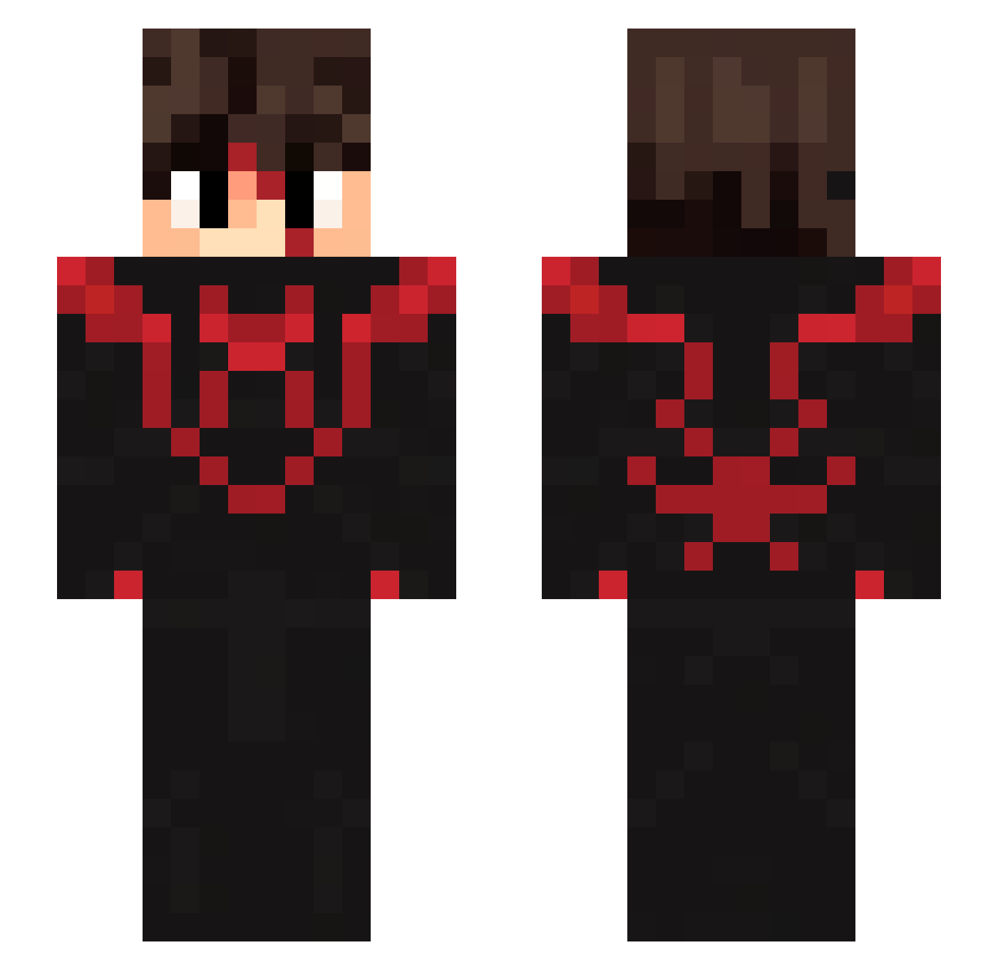 iMart1n Minecraft skin, front and back view