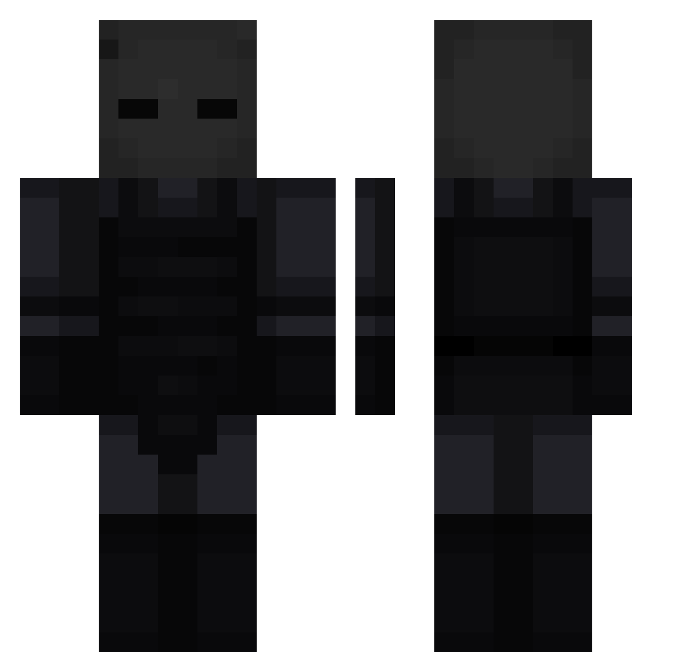 TomaHawk141 Minecraft skin, front and back view