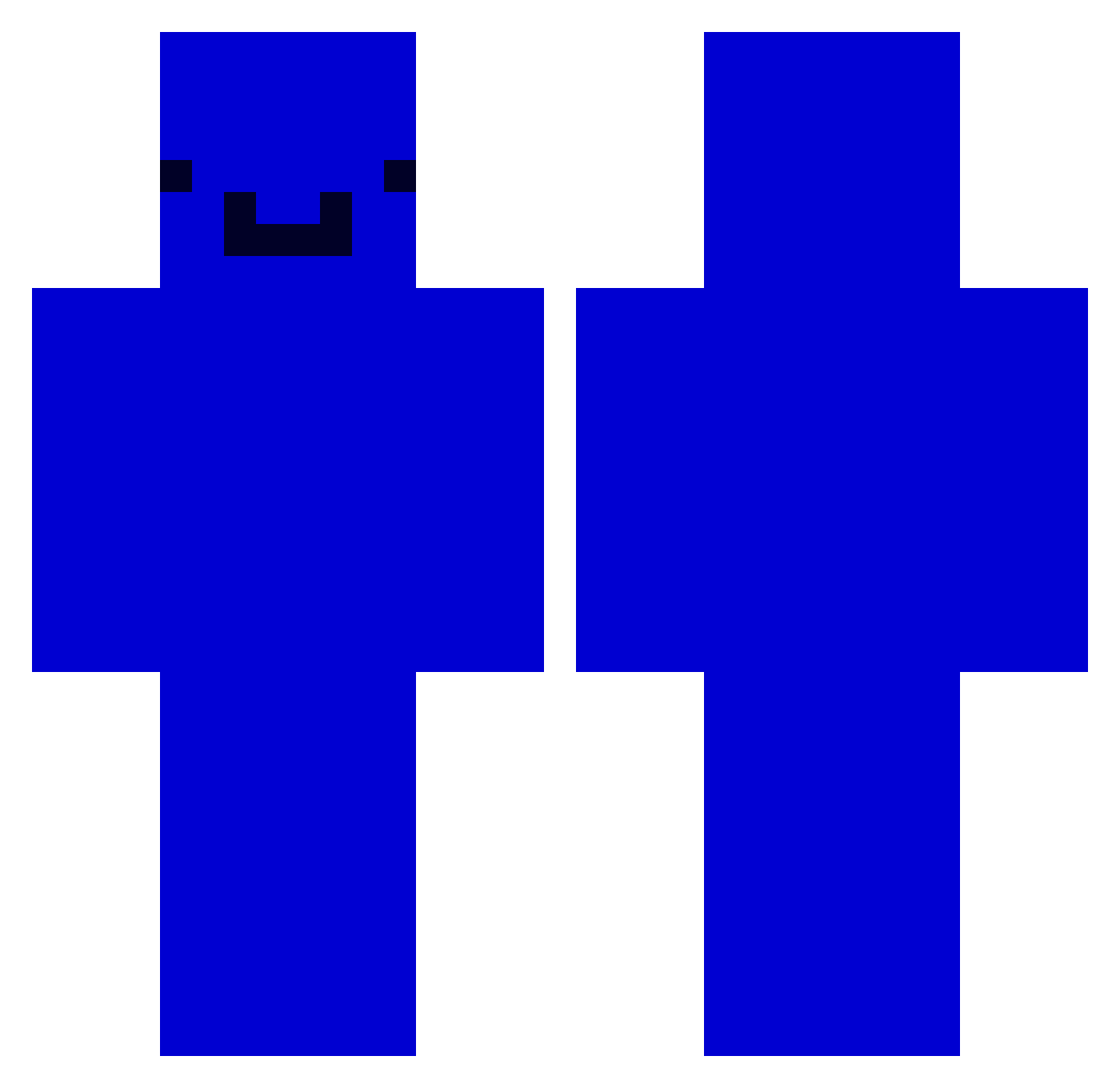 MareczeQPL Minecraft skin, front and back view