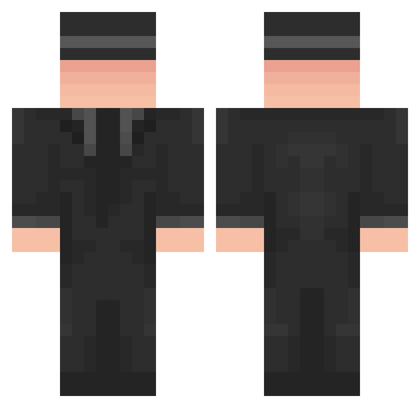 Snifz11 Minecraft skin, front and back view