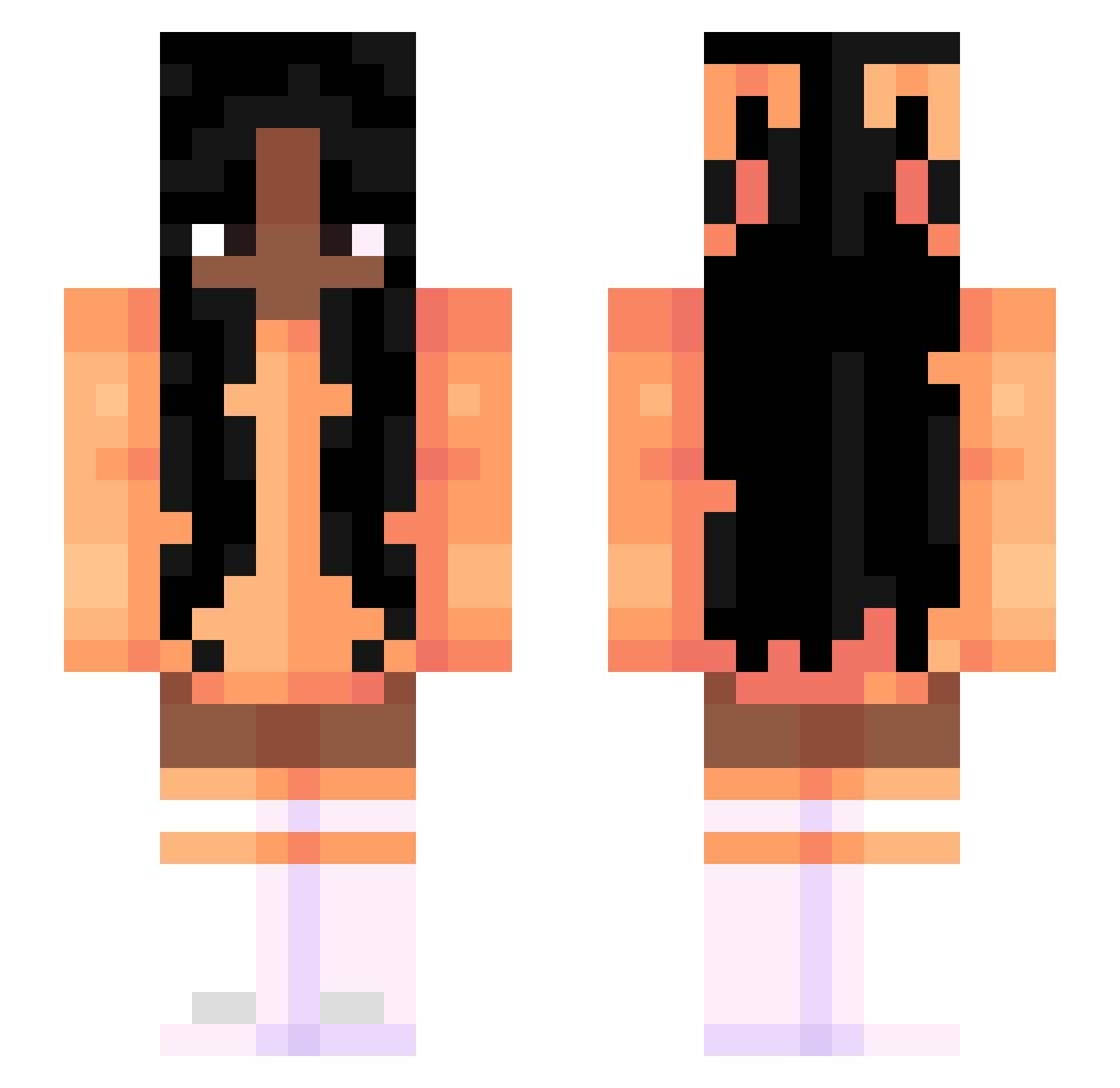 sheryo_ Minecraft skin, front and back view