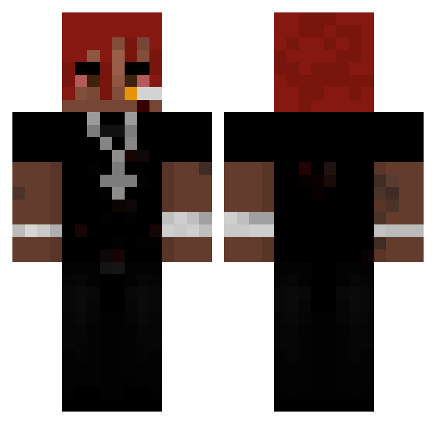 kogosiek Minecraft skin, front and back view