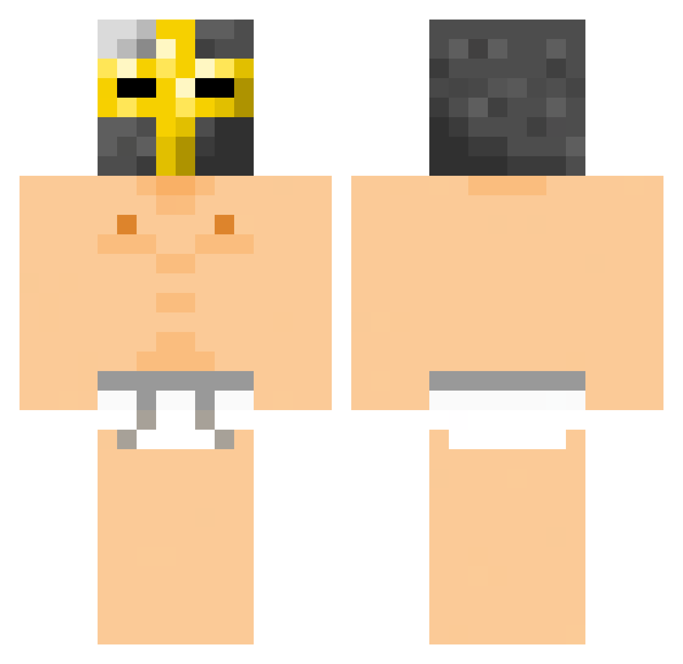 Twrecks0011 Minecraft skin, front and back view