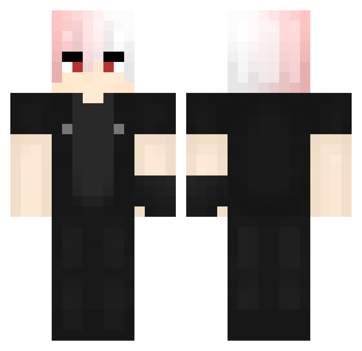 _Kawaiii Minecraft skin, front and back view